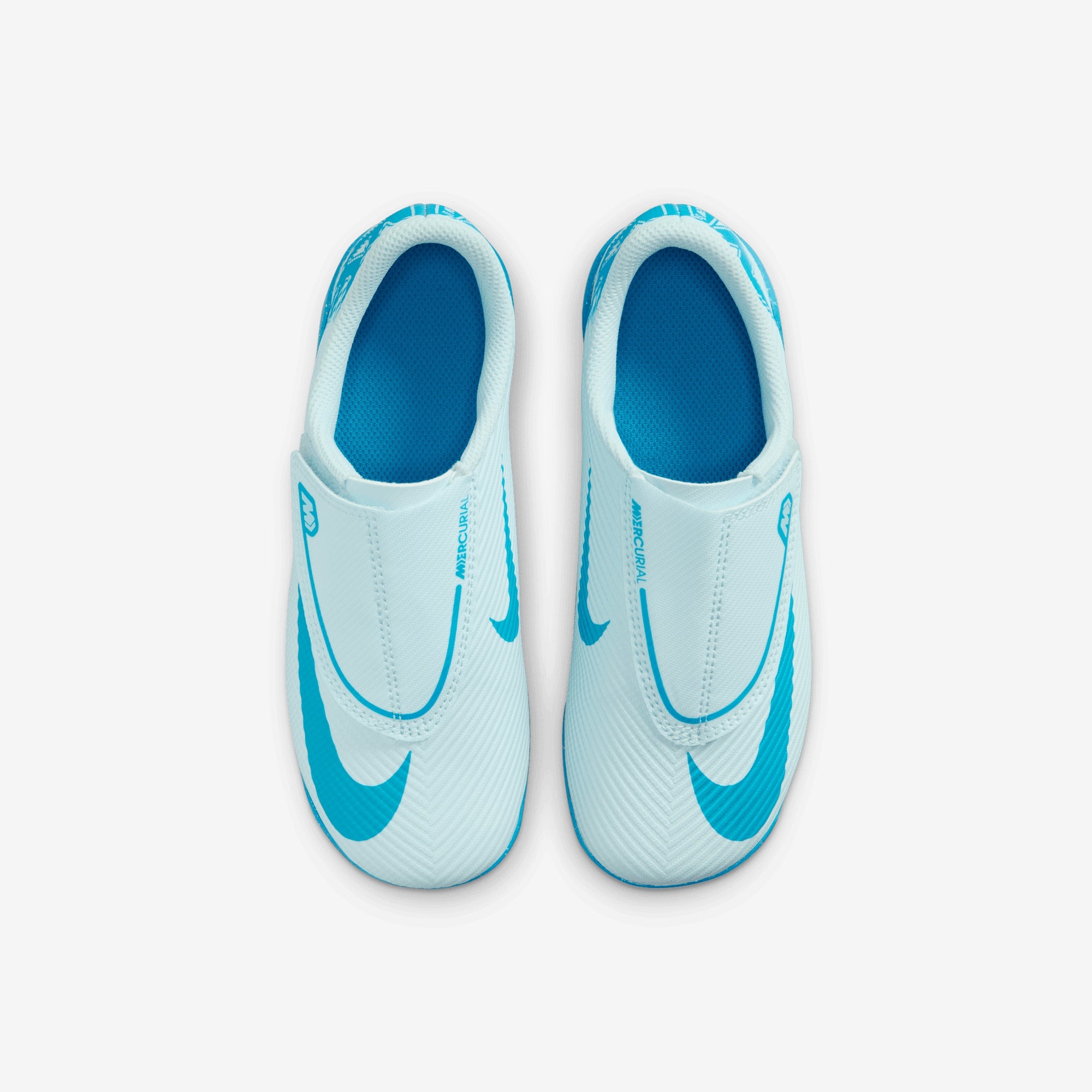 Nike Jr. Mercurial Vapor 16 Club Little Kids' MG Low-Top Soccer Cleats - Glacier Blue/Blue Orbit