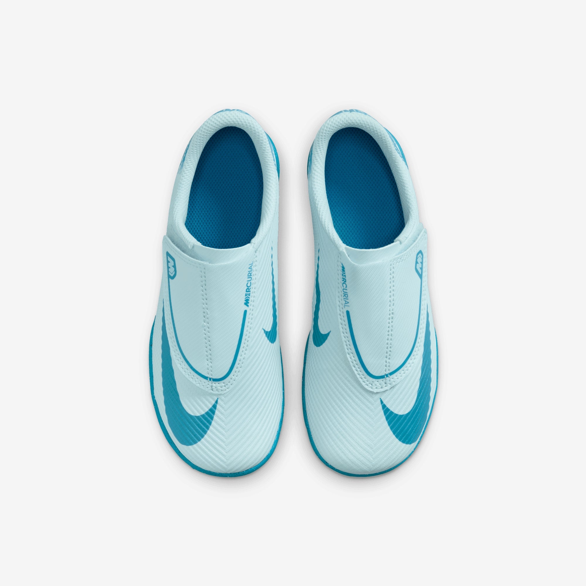 Nike Jr. Mercurial Vapor 16 Club Little Kids' TF Low-Top Soccer Shoes - Glacier Blue/Blue Orbit