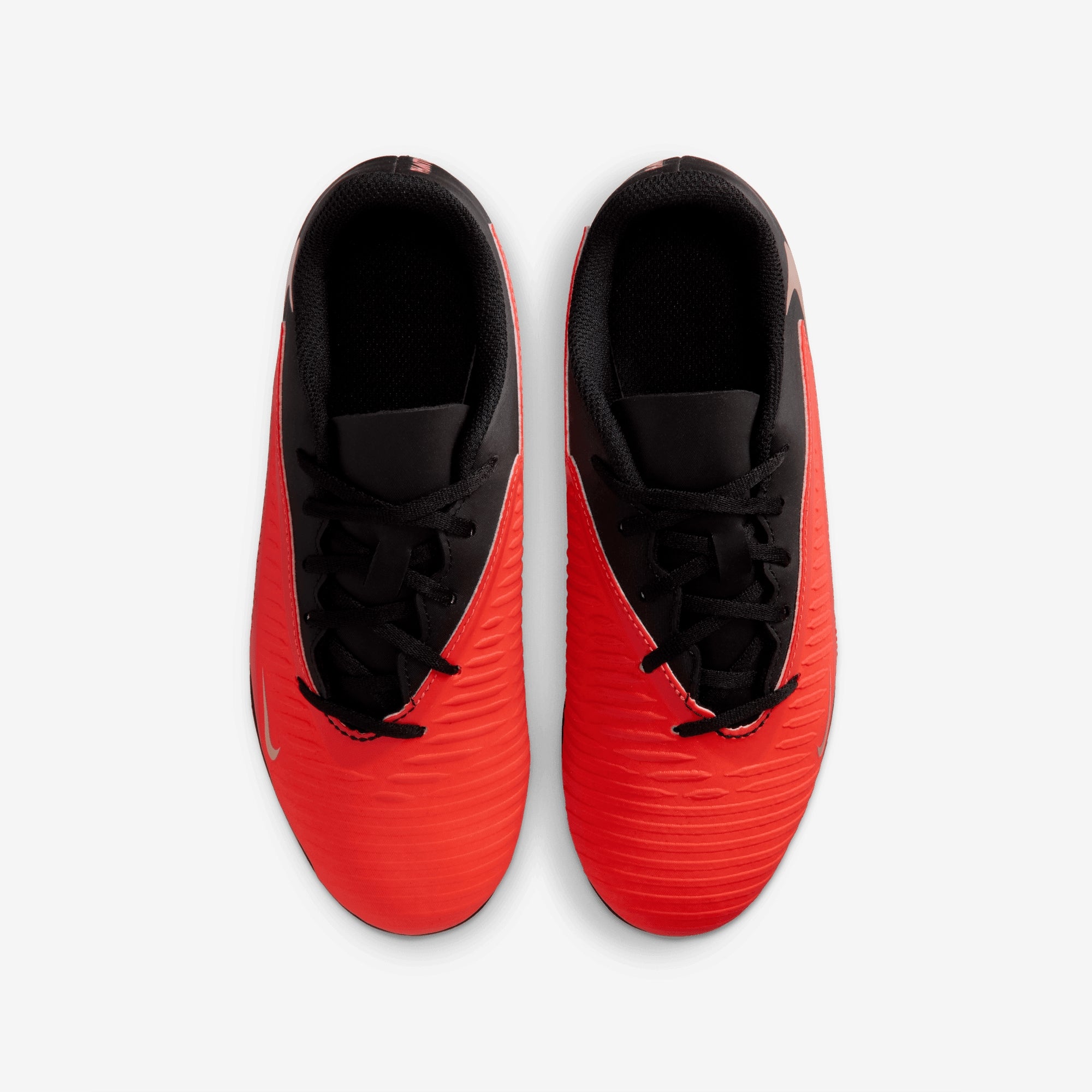 Nike Jr. Phantom 6 Low Club Big Kids' Multi-Ground Soccer Cleats - Bright Crimson/Black-Bright Crimson