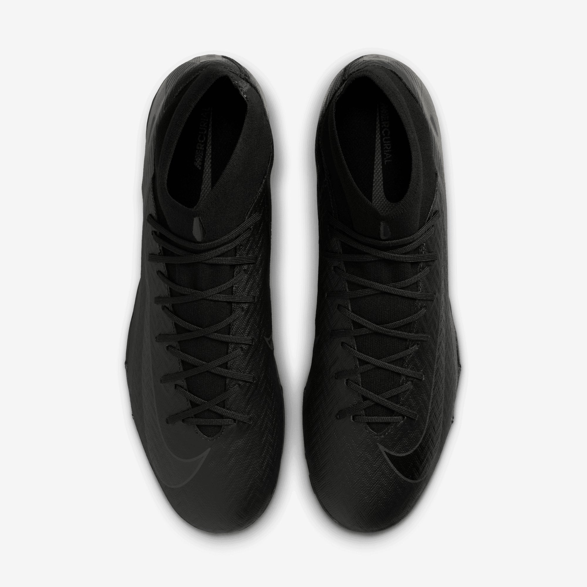 Nike Mercurial Superfly 10 Academy TF High-Top Soccer Shoes - Black/Black-Deep Jungle