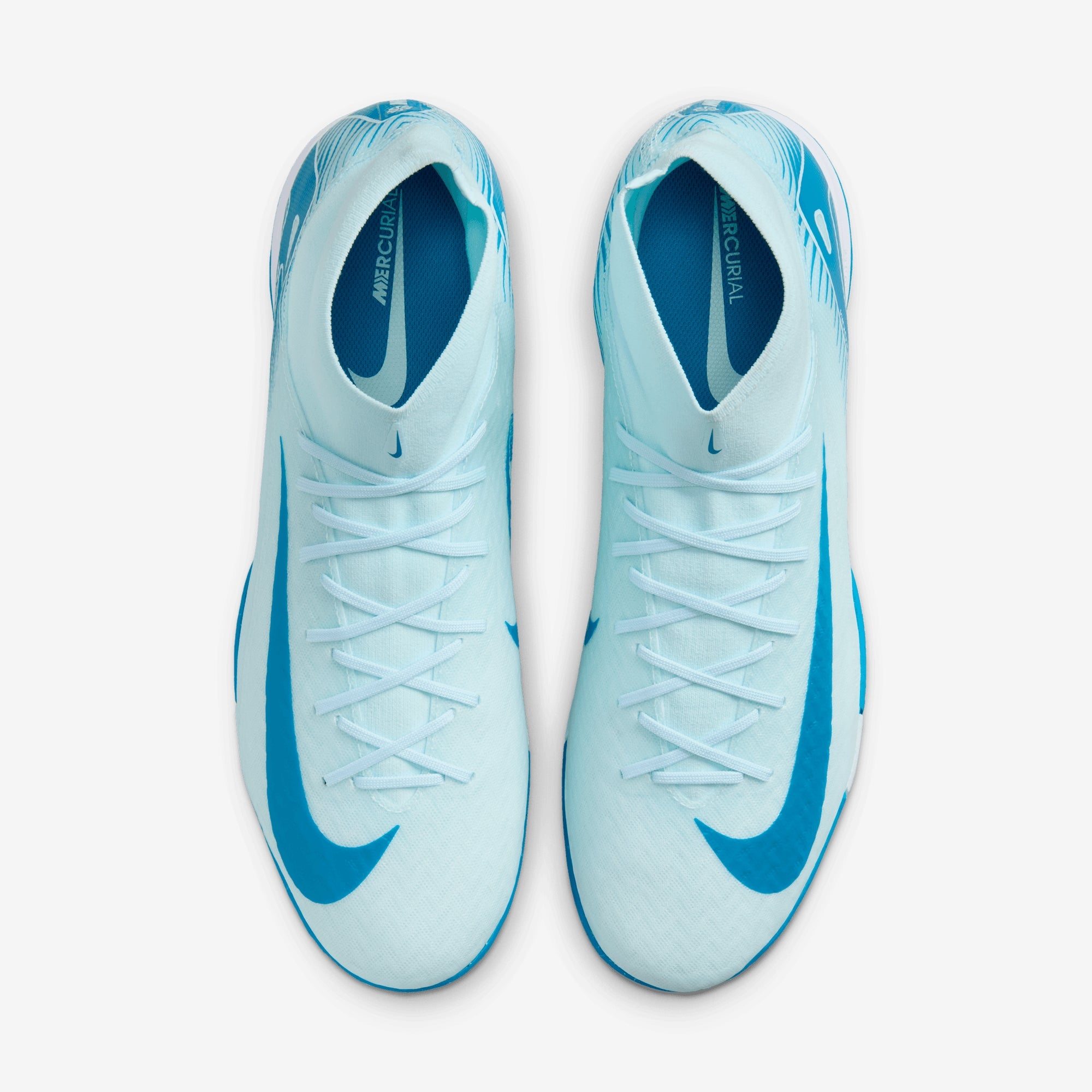 Nike Mercurial Superfly 10 Academy IC High-Top Soccer Shoes - Glacier Blue/Blue Orbit