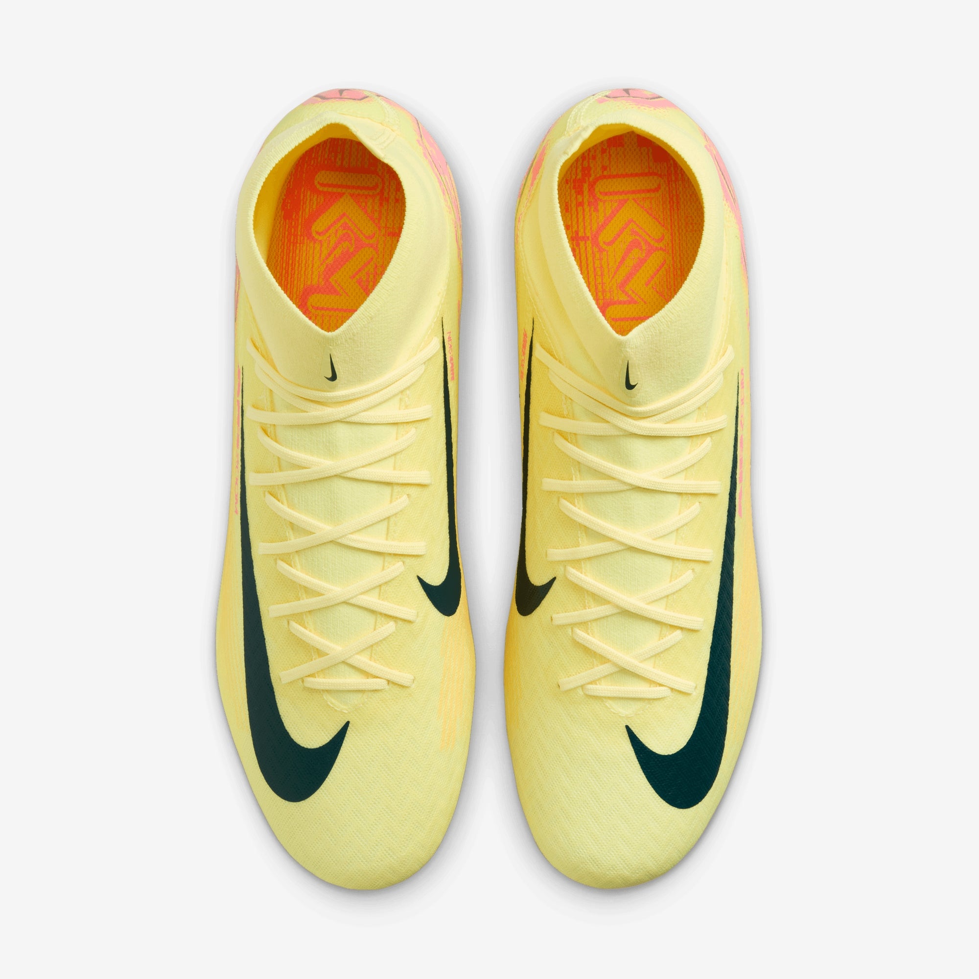 Nike Mercurial Superfly 10 Academy "Kylian Mbappé" MG High-Top Soccer Cleats - Lt Laser Orange/Armory Navy