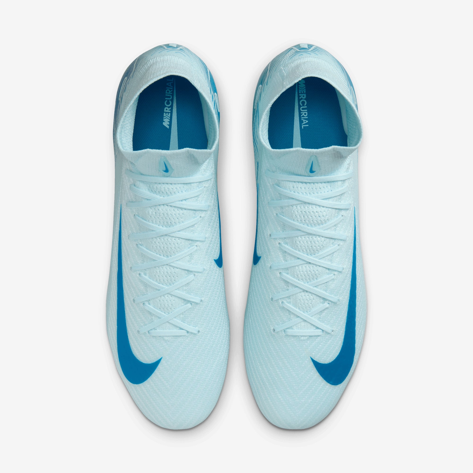 Nike Mercurial Superfly 10 Elite FG High-Top Soccer Cleats - GLACIER BLUE/BLUE ORBIT