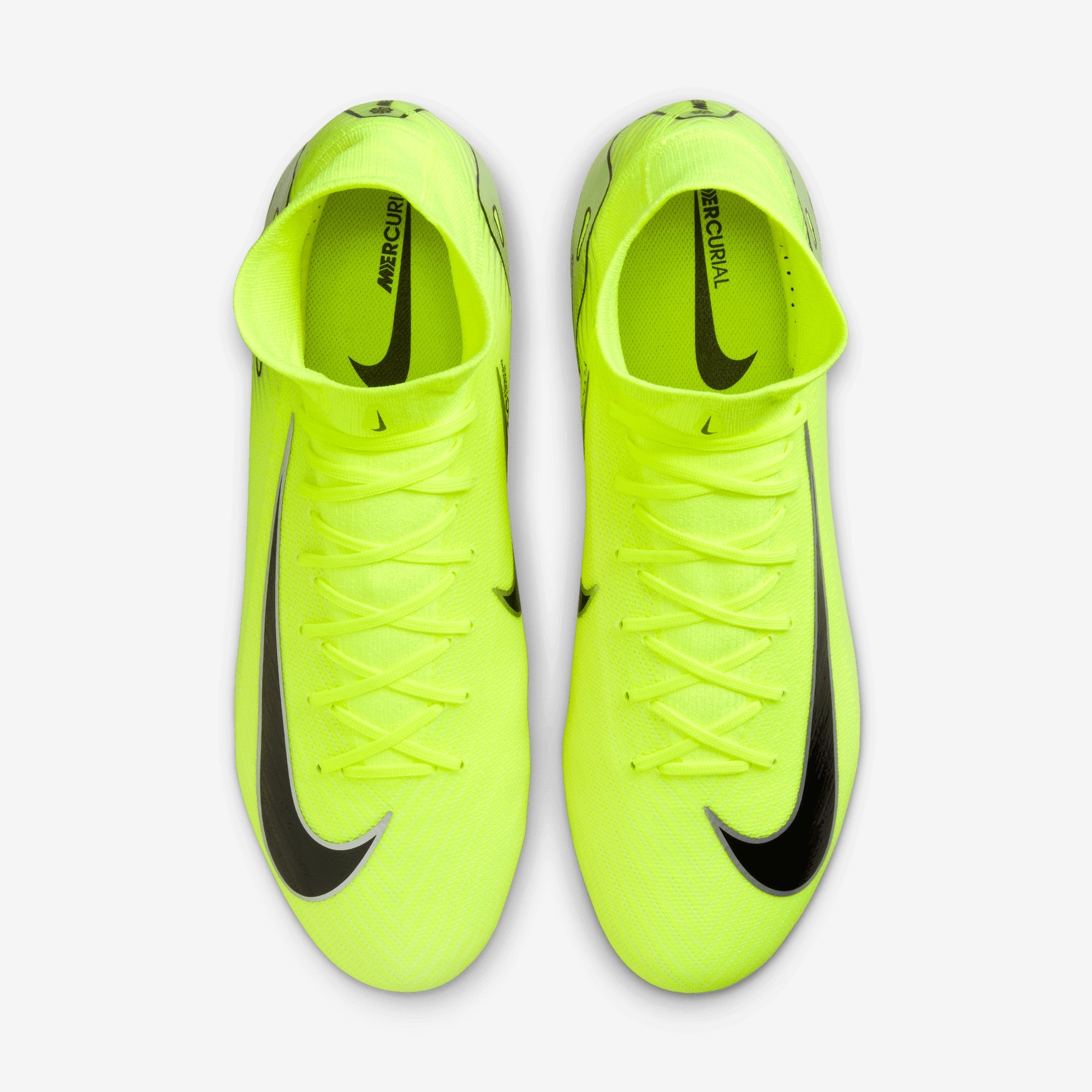 Nike Mercurial Superfly 10 Pro FG High-Top Soccer Cleats - Volt/Black