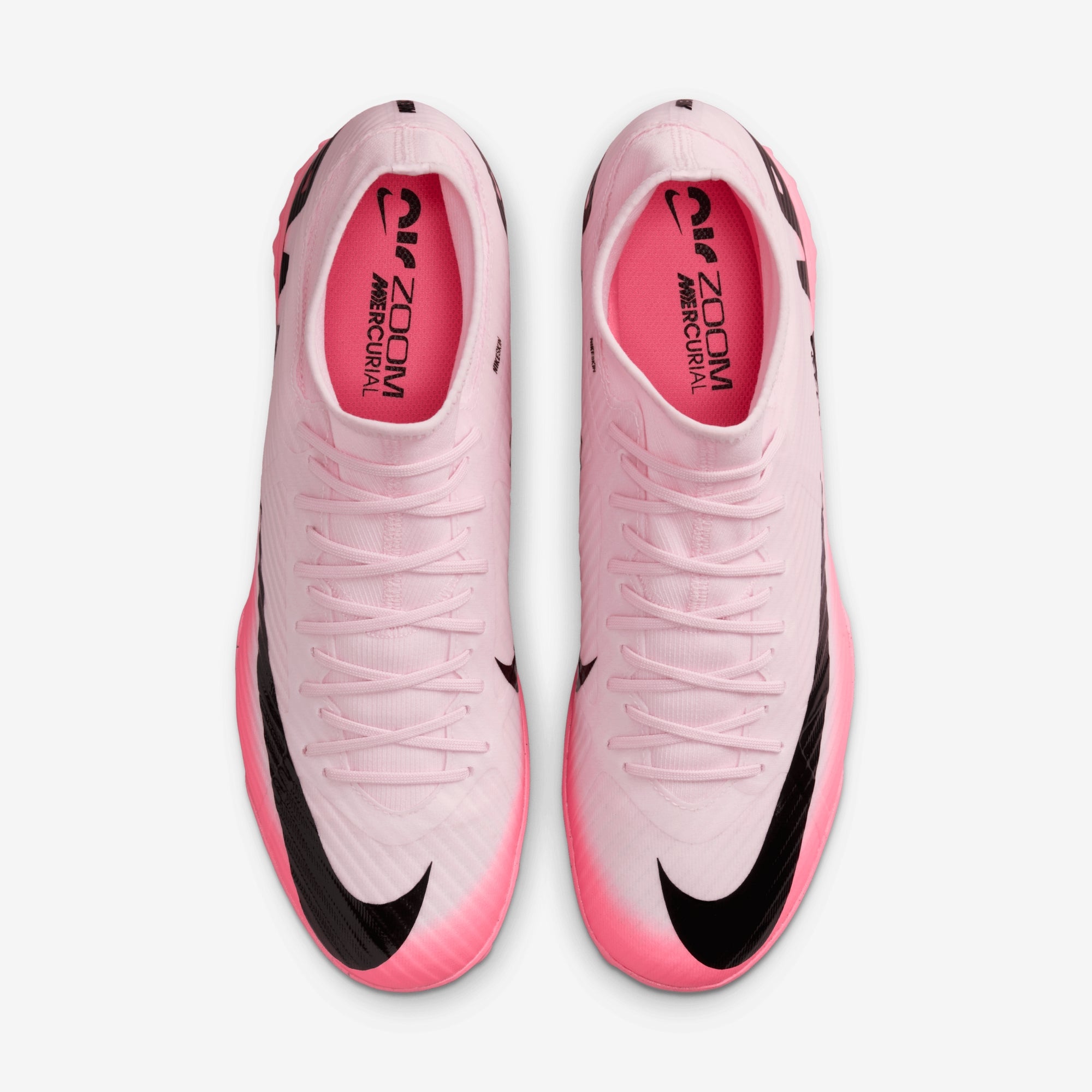 Nike Mercurial Superfly 9 Academy TF High-Top Soccer Shoes - Pink Foam/Black