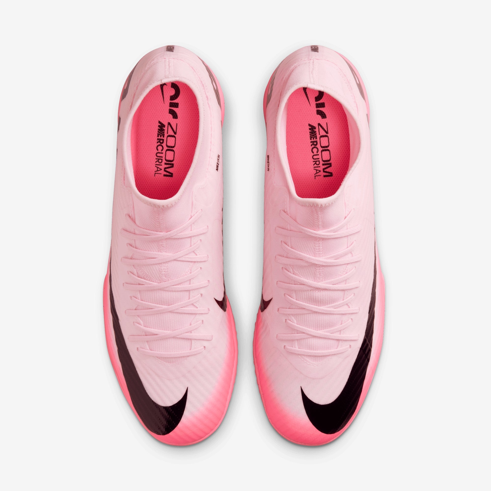 Nike Mercurial Superfly 9 Academy IC High-Top Soccer Shoes - Pink Foam/Black