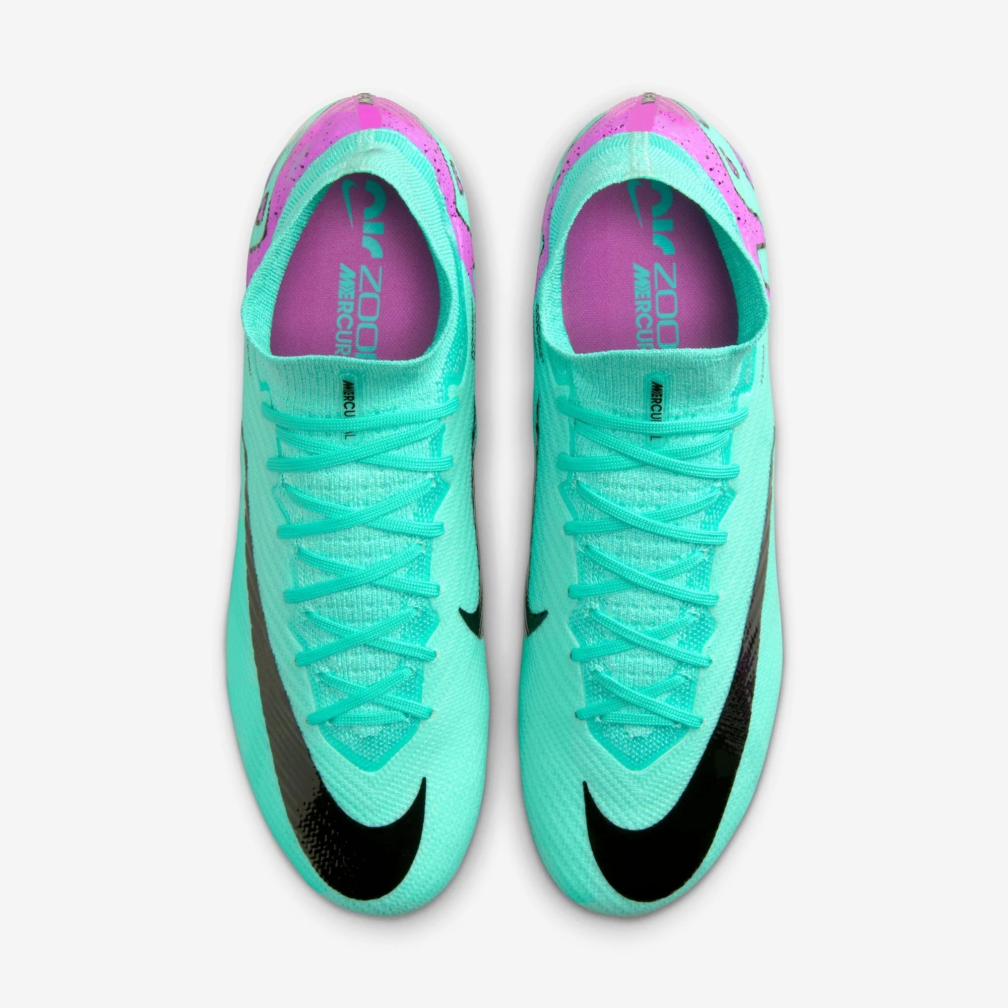 Nike Mercurial Superfly 9 Elite FG High-Top Soccer Cleats - Hyper Turquoise/Fuchsia Dream/Black