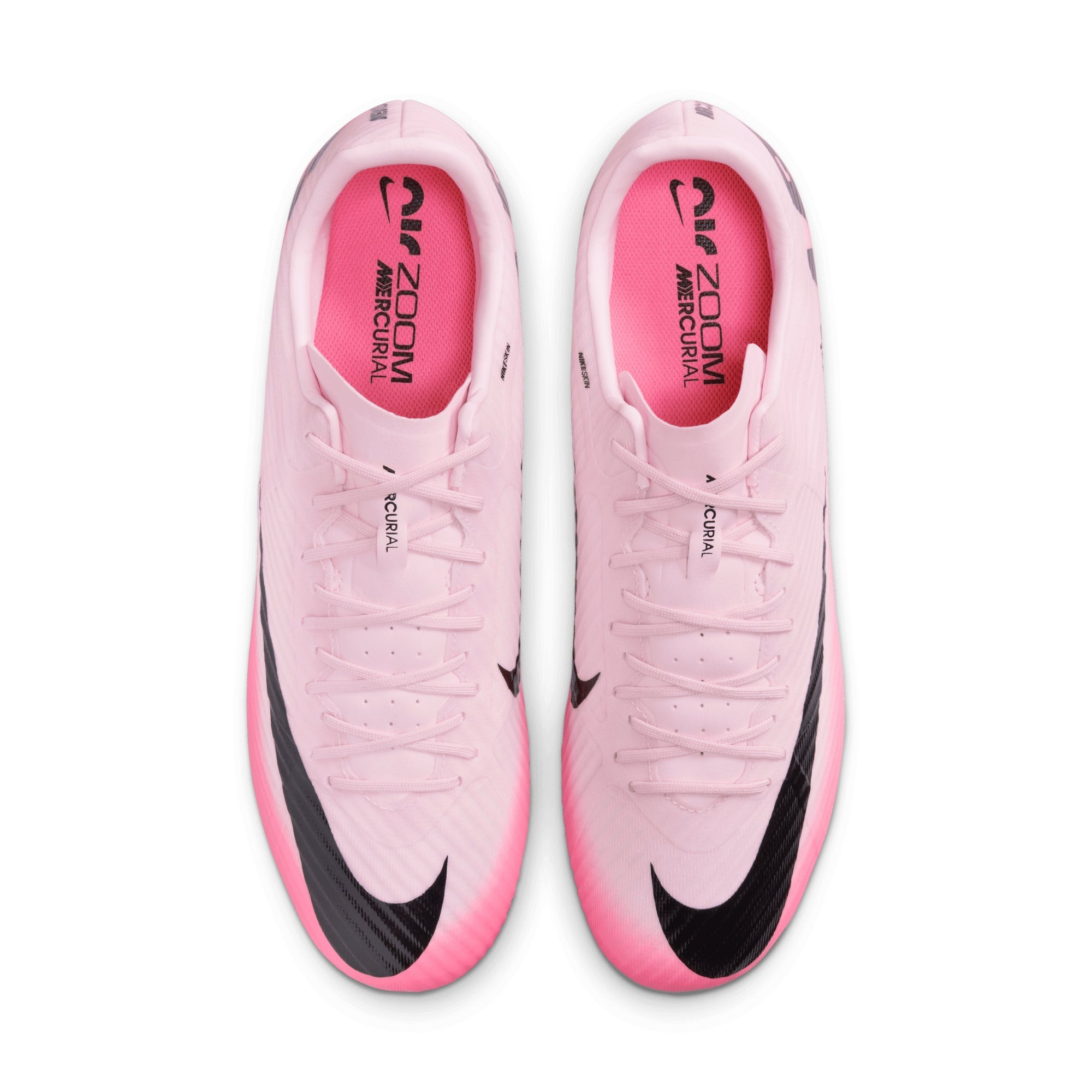 Nike Mercurial Vapor 15 Academy MG Low-Top Soccer Cleats - Pink Foam/Black