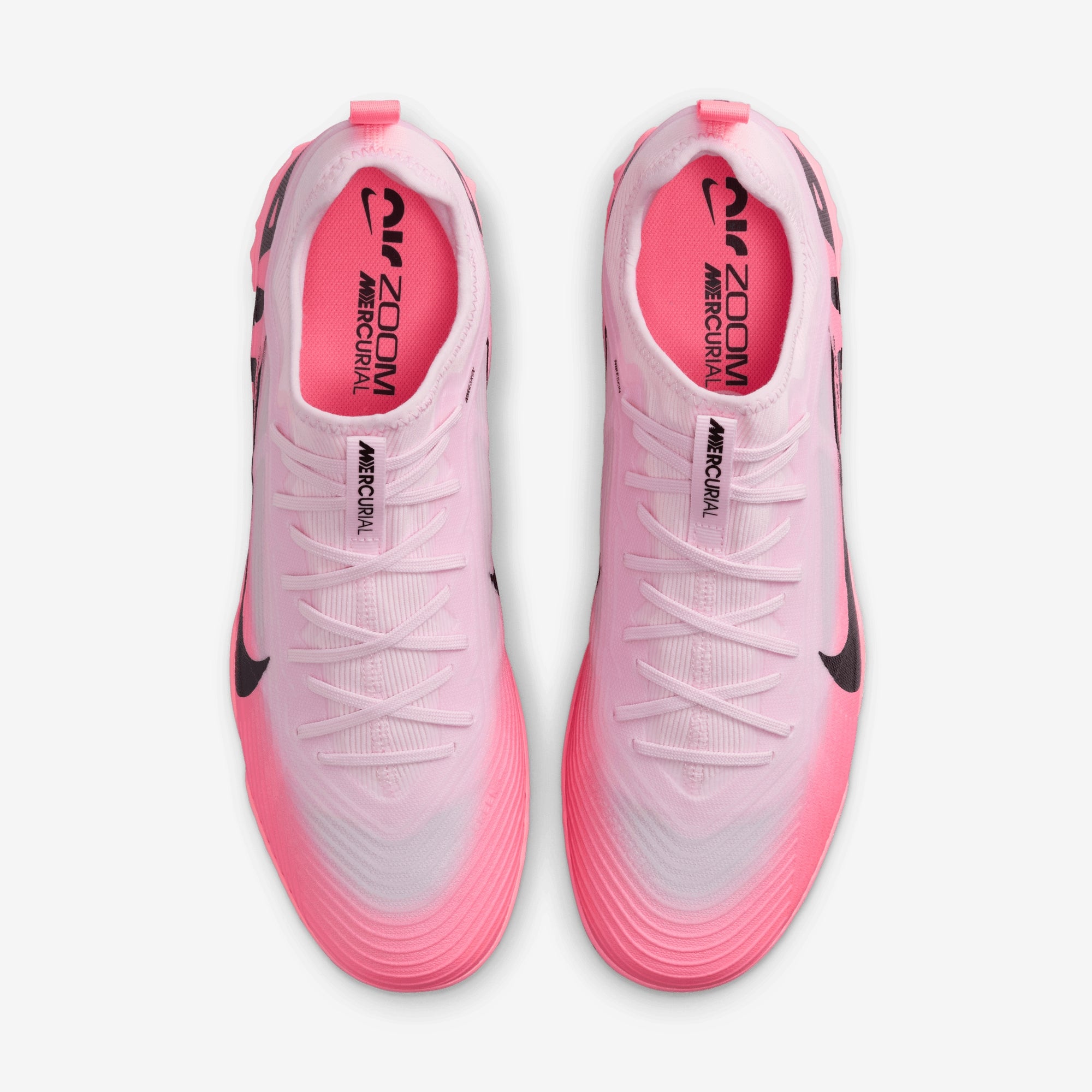 Nike Mercurial Vapor 15 Pro TF Low-Top Soccer Shoes - Pink Foam/Black