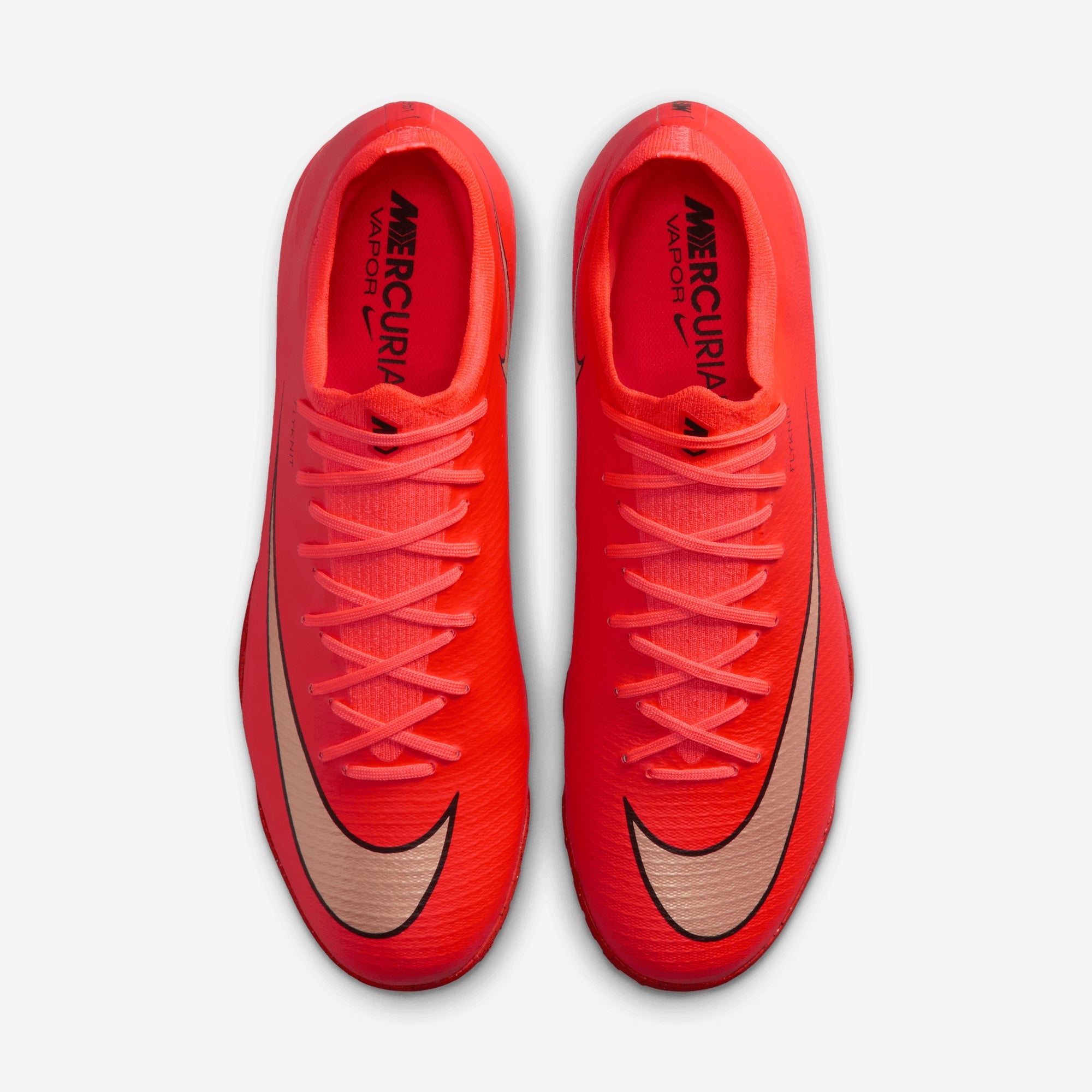 Nike Mercurial Vapor 17 Pro Turf Low-Top Soccer Shoes - Bright Crimson/Blur