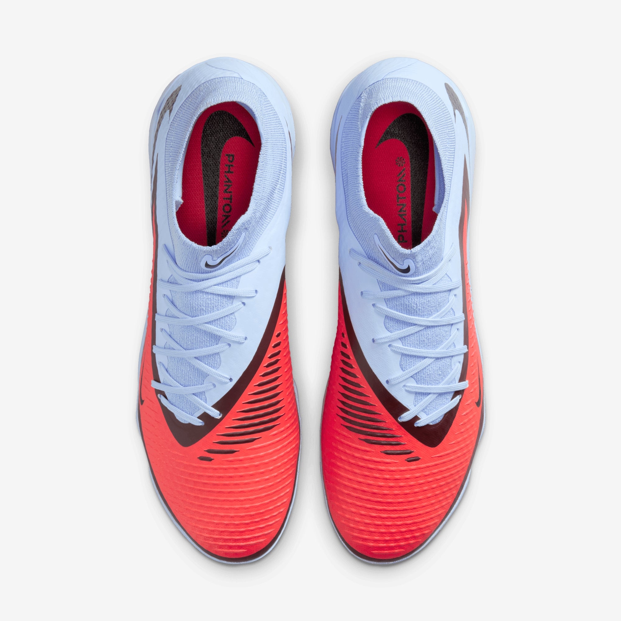 Nike Phantom 6 High Academy Turf Soccer Shoes - Royal Tint/Bright Crimson