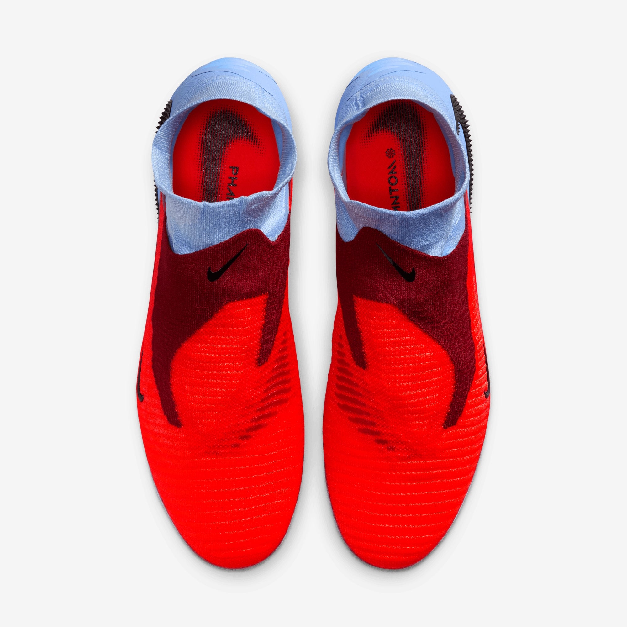 Nike Phantom 6 High Elite Firm-Ground Soccer Cleats - Royal Tint/Bright Crimson-Black