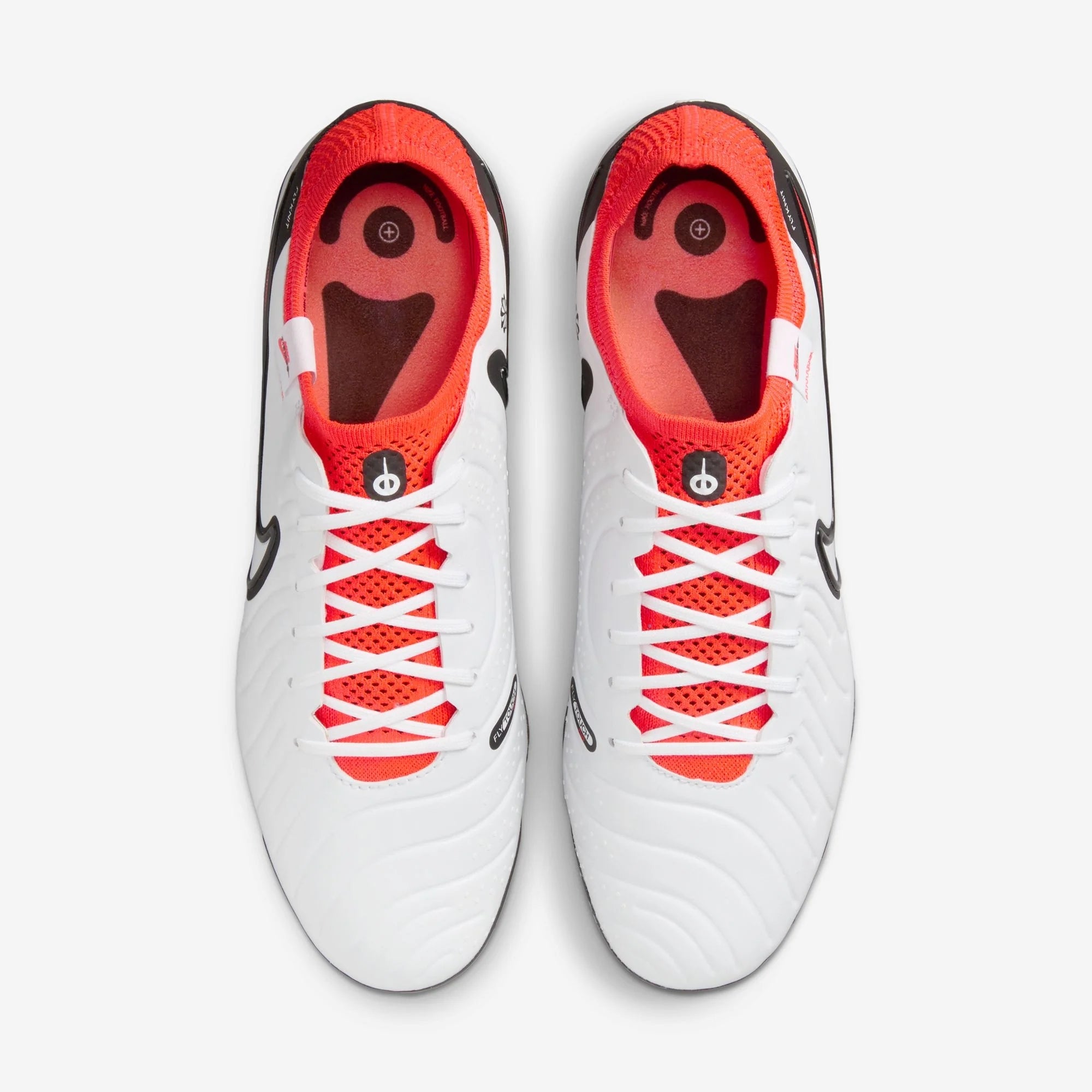 Nike Tiempo Legend 10 Elite FG Low-Top Soccer Cleats - White/Black/Bright Crimson