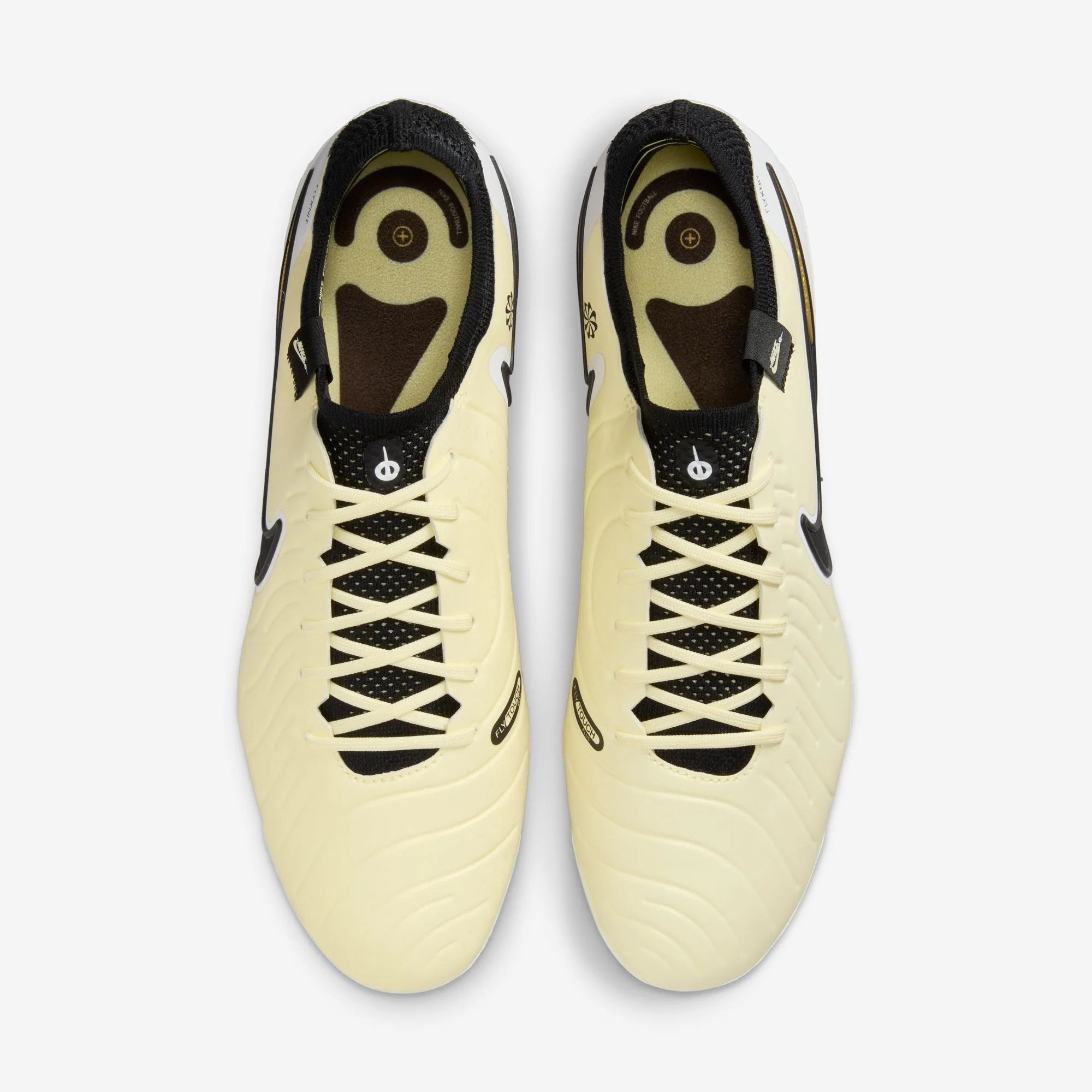 Nike Tiempo Legend 10 Elite FG Low-Top Soccer Cleats - Lemonade/Black/Metallic Gold Coin