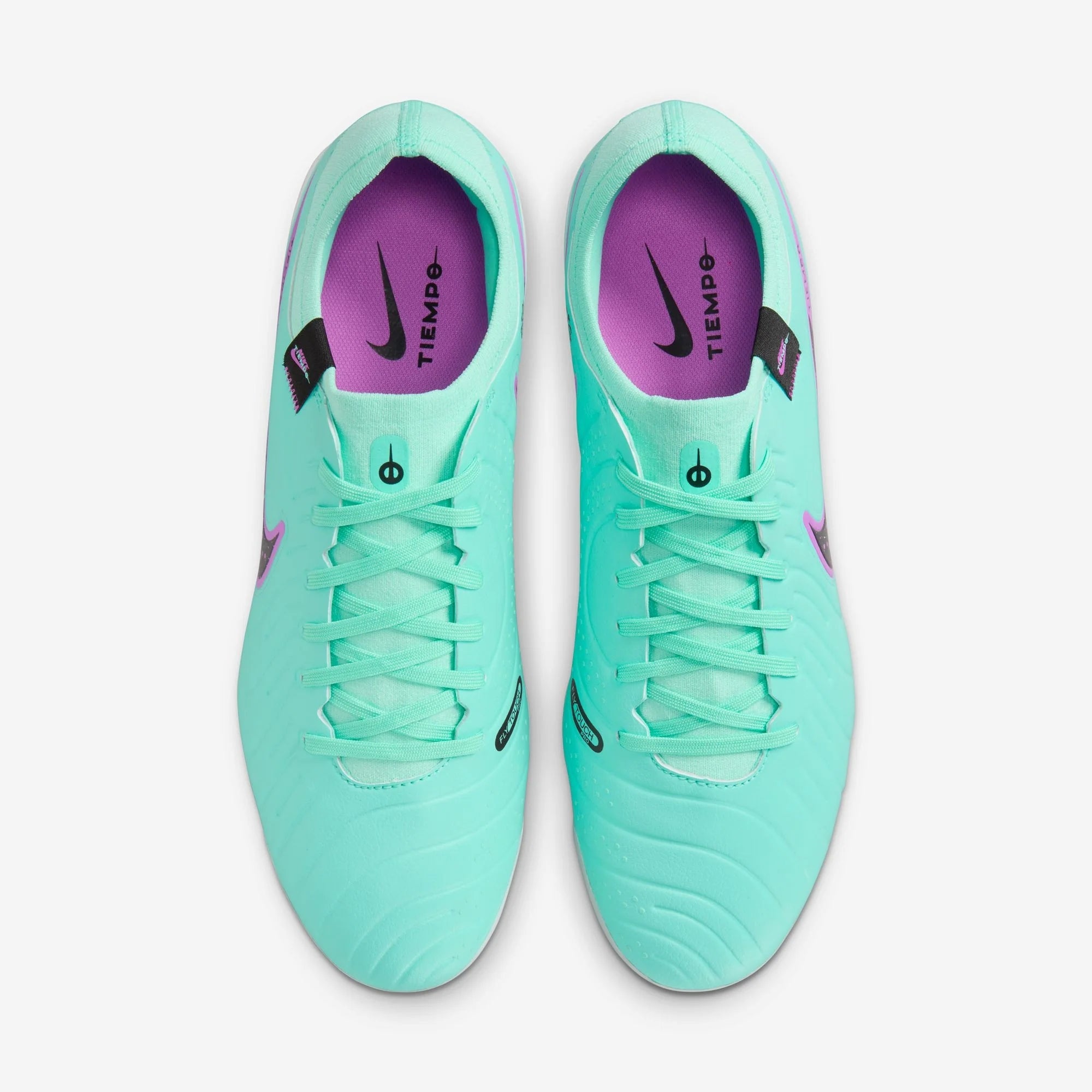 Nike Tiempo Legend 10 Pro FG Low-Top Soccer Cleats - Hyper Turquoise/Black/Fuchsia Dream