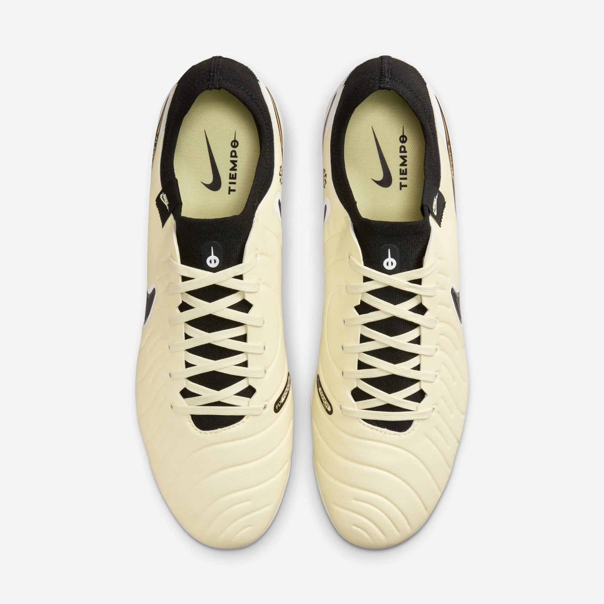 Nike Tiempo Legend 10 Pro FG Low-Top Soccer Cleats - Lemonade/Black/Metallic Gold Coin