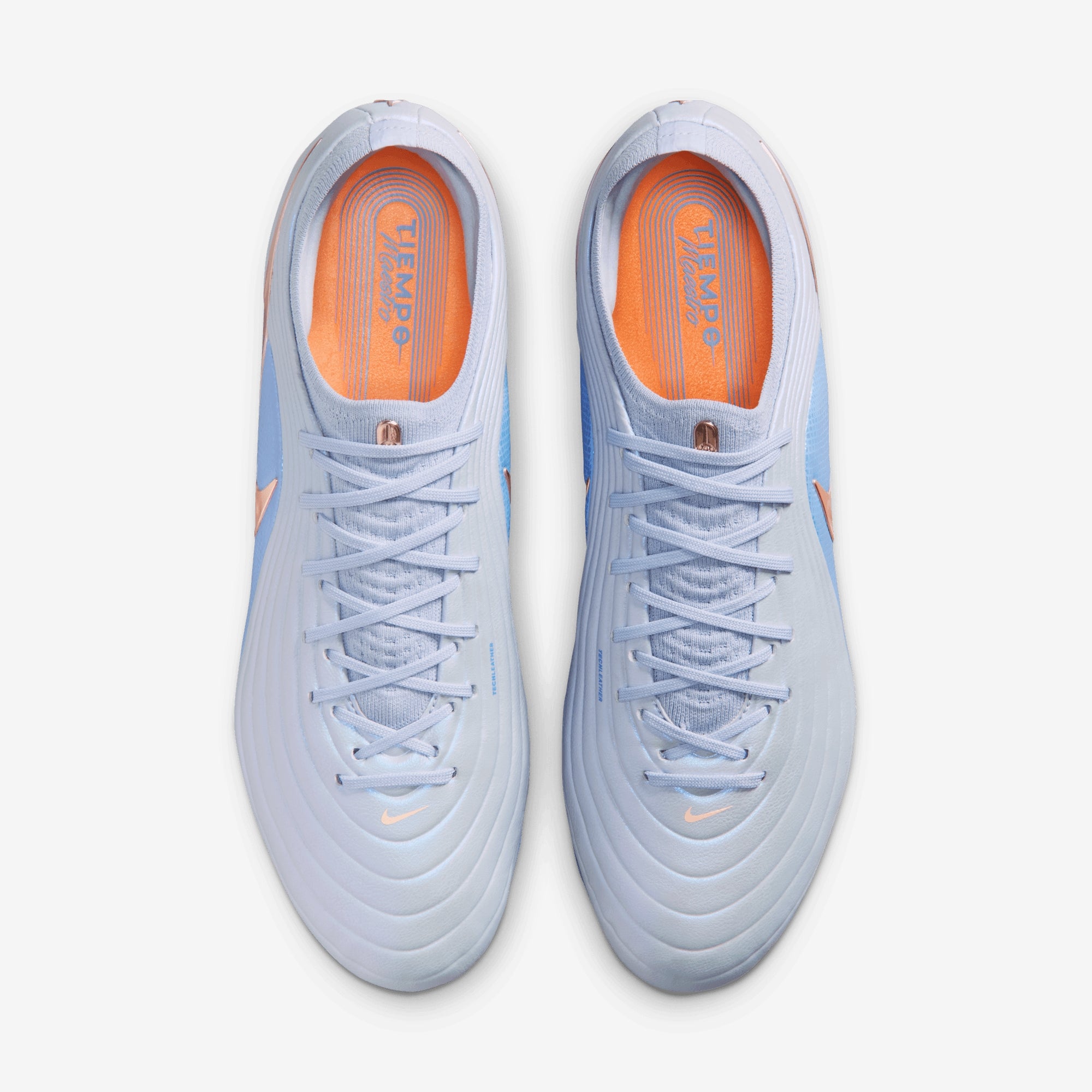 Nike Tiempo Maestro Elite LV8 Firm-Ground Low-Top Soccer Cleats - Ghost/Crimson Tint-Royal Pulse