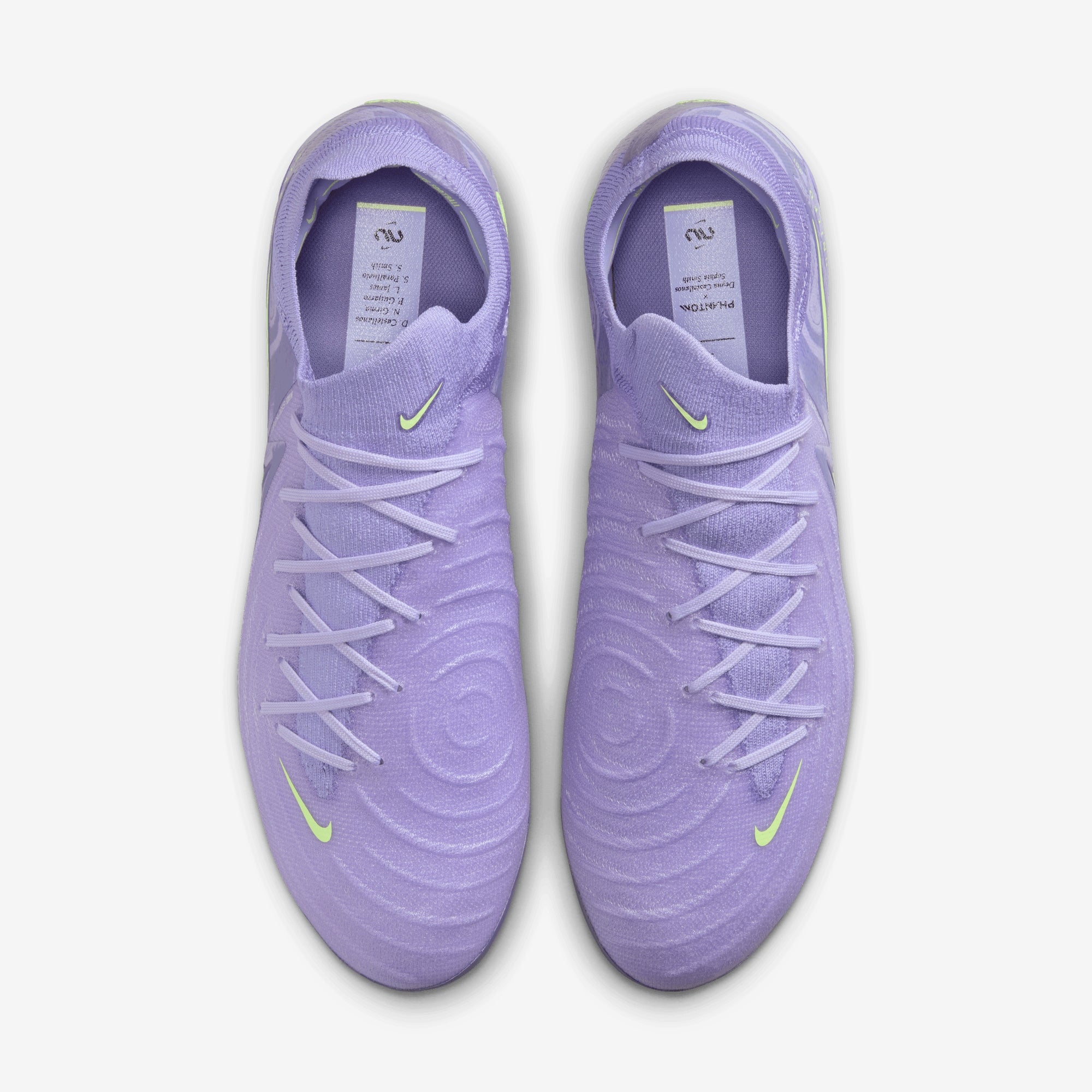 Nike United Phantom GX 2 Elite FG Low-Top Soccer Cleats - Purple Agate/Barely Volt