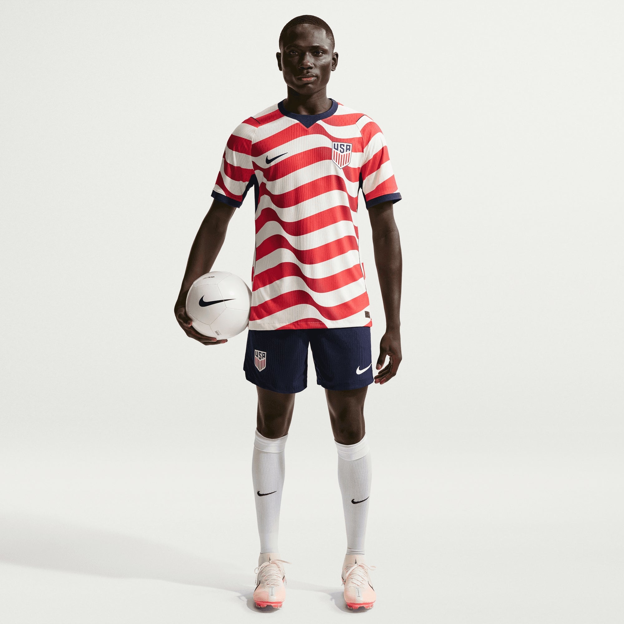 Nike USMNT 2026 Match Home Men's Nike Aero-FIT Soccer Authentic Jersey - Sail/Midnight Navy/Midnight Navy