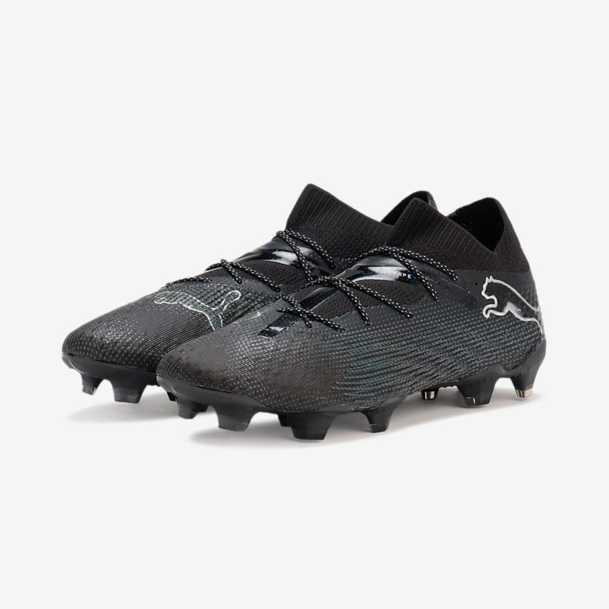 PUMA FUTURE 7 ULTIMATE Firm/Artificial-Ground Low-Top Soccer Cleats - PUMA Black-Silver