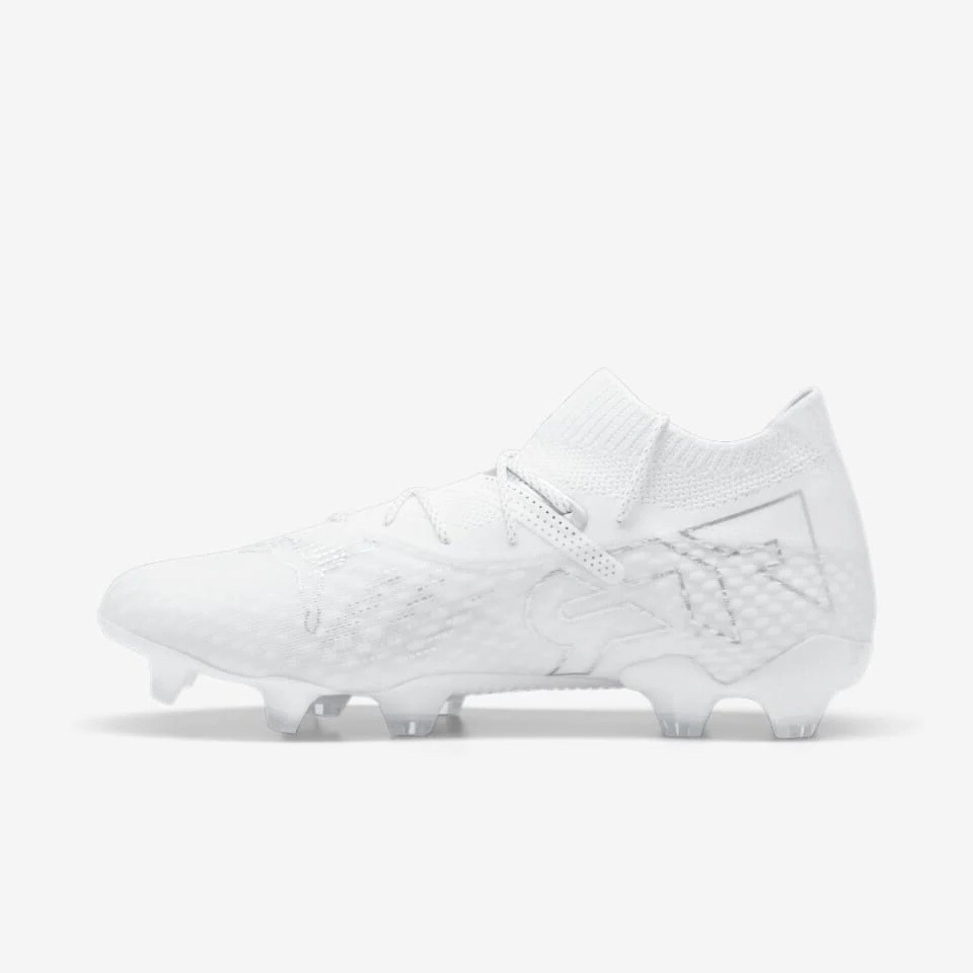 PUMA FUTURE 7 ULTIMATE Firm/Artificial-Ground Low-Top Soccer Cleats - PUMA White-Silver