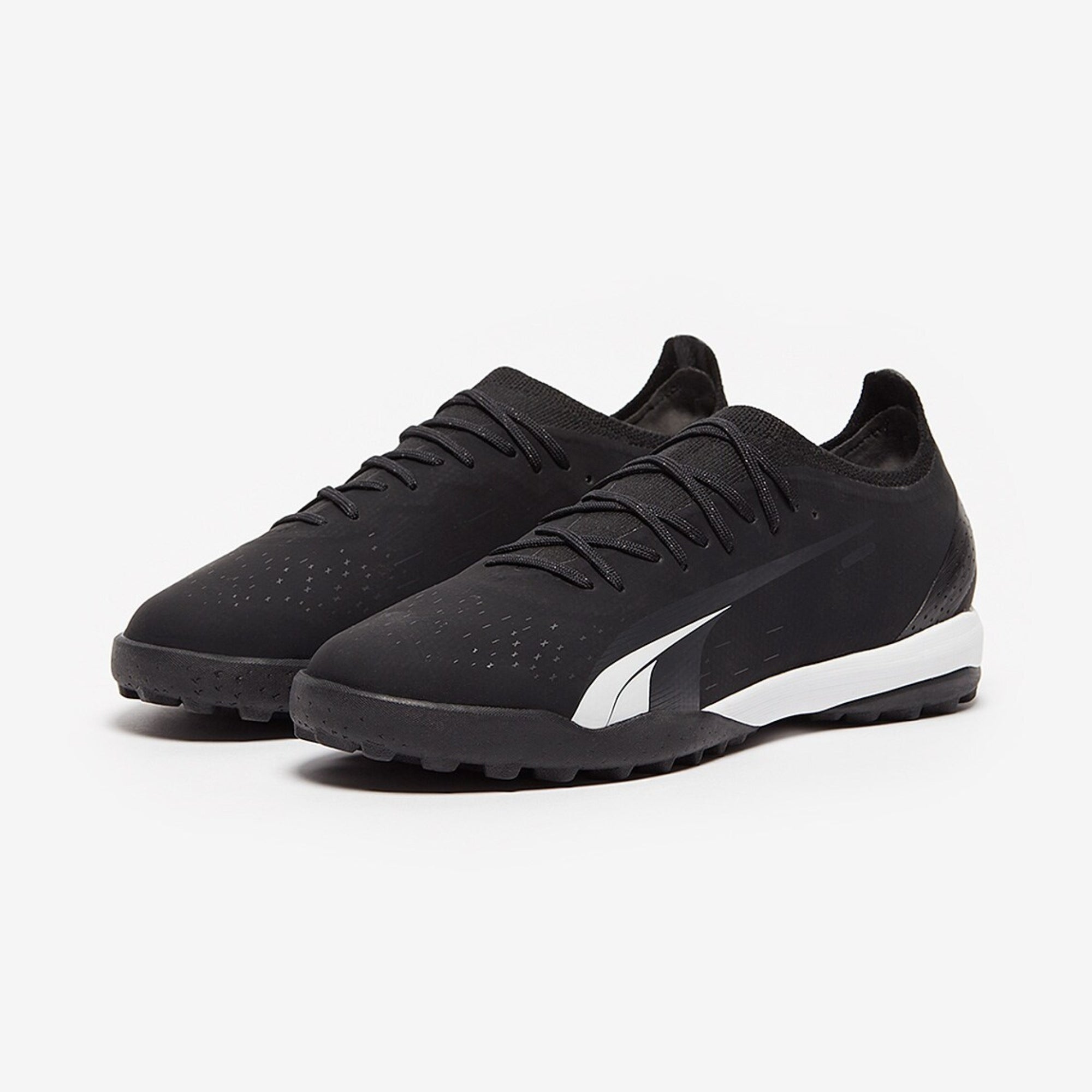 PUMA Ultra Ultimate Cage Turf Low-Top Soccer Shoes - PUMA Black-PUMA White