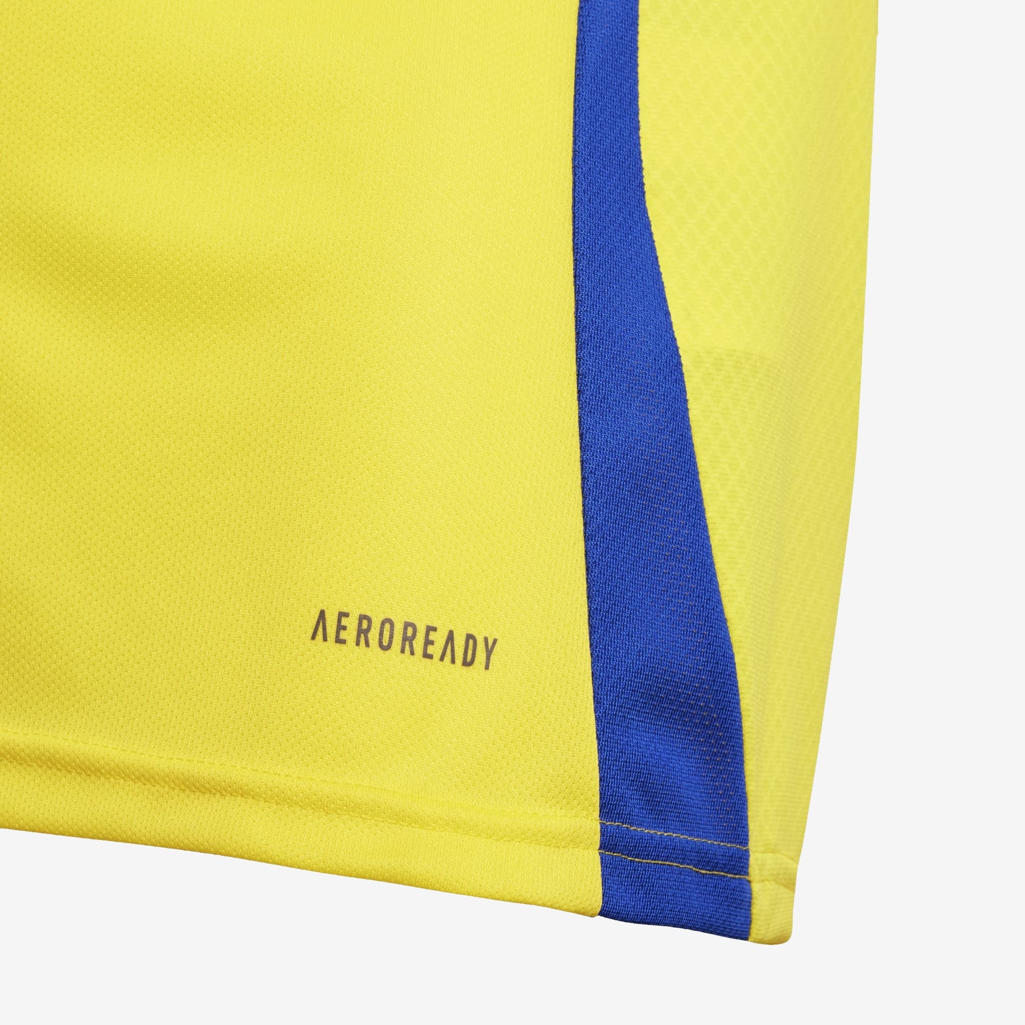 adidas Al Nassr FC 2024/25 Ronaldo Stadium Home Big Kids' AEROREADY Soccer Replica Jersey - Impact Yellow / Royal Blue