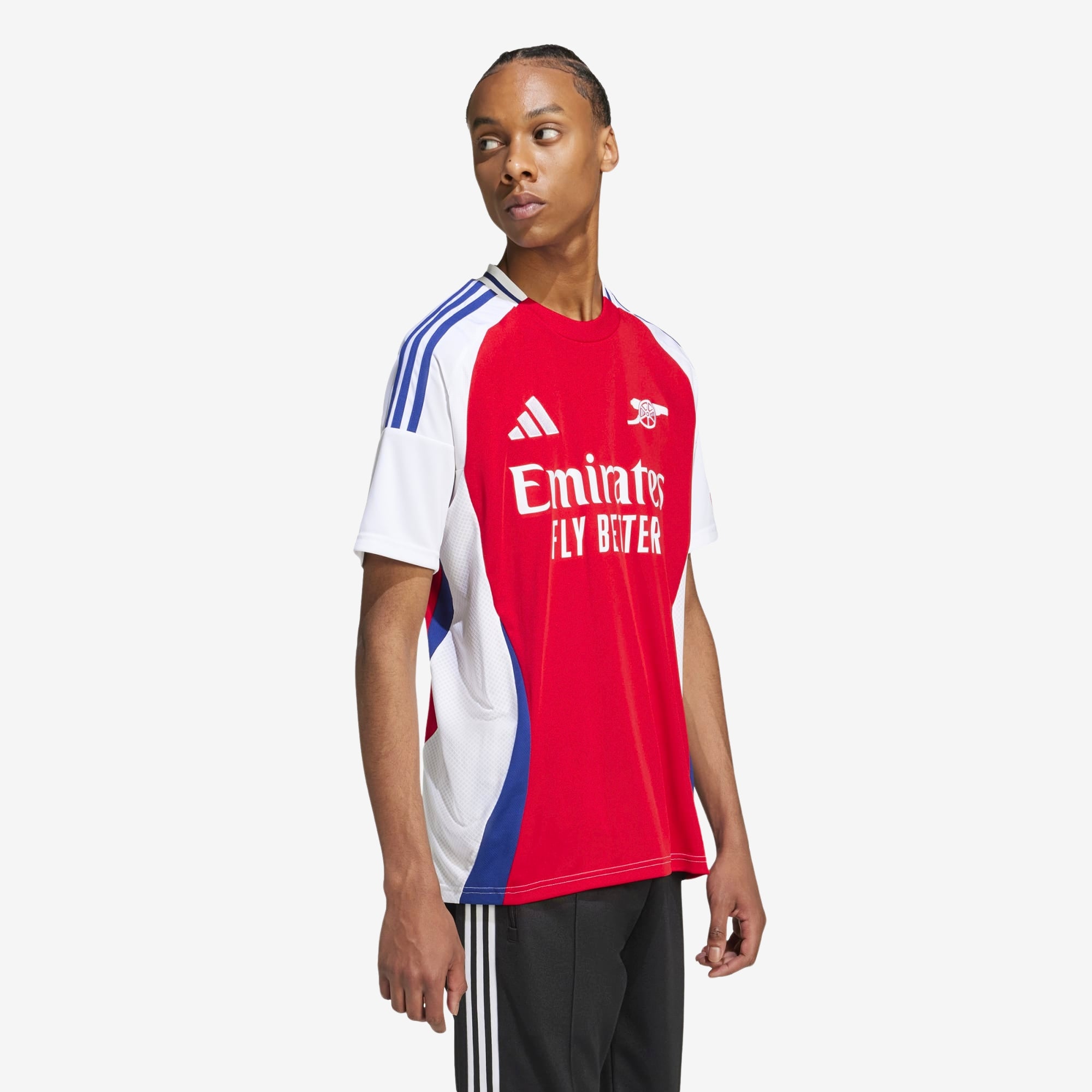 adidas Arsenal 2024/25 Stadium Home Men's AEROREADY Soccer Replica Jersey - Better Scarlet / White