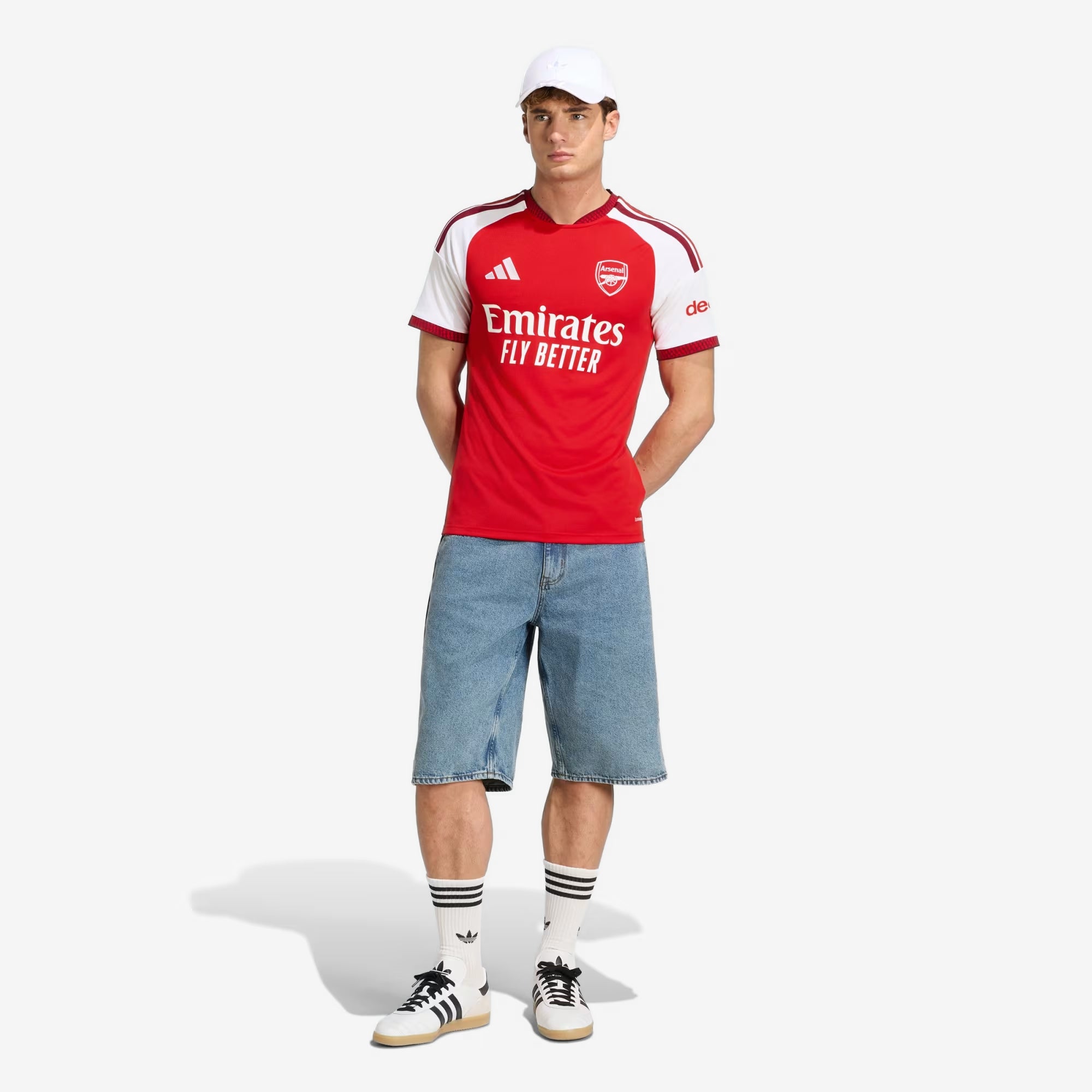 adidas Arsenal FC 2026/27 Stadium Home Men's Soccer Jersey - Better Scarlet