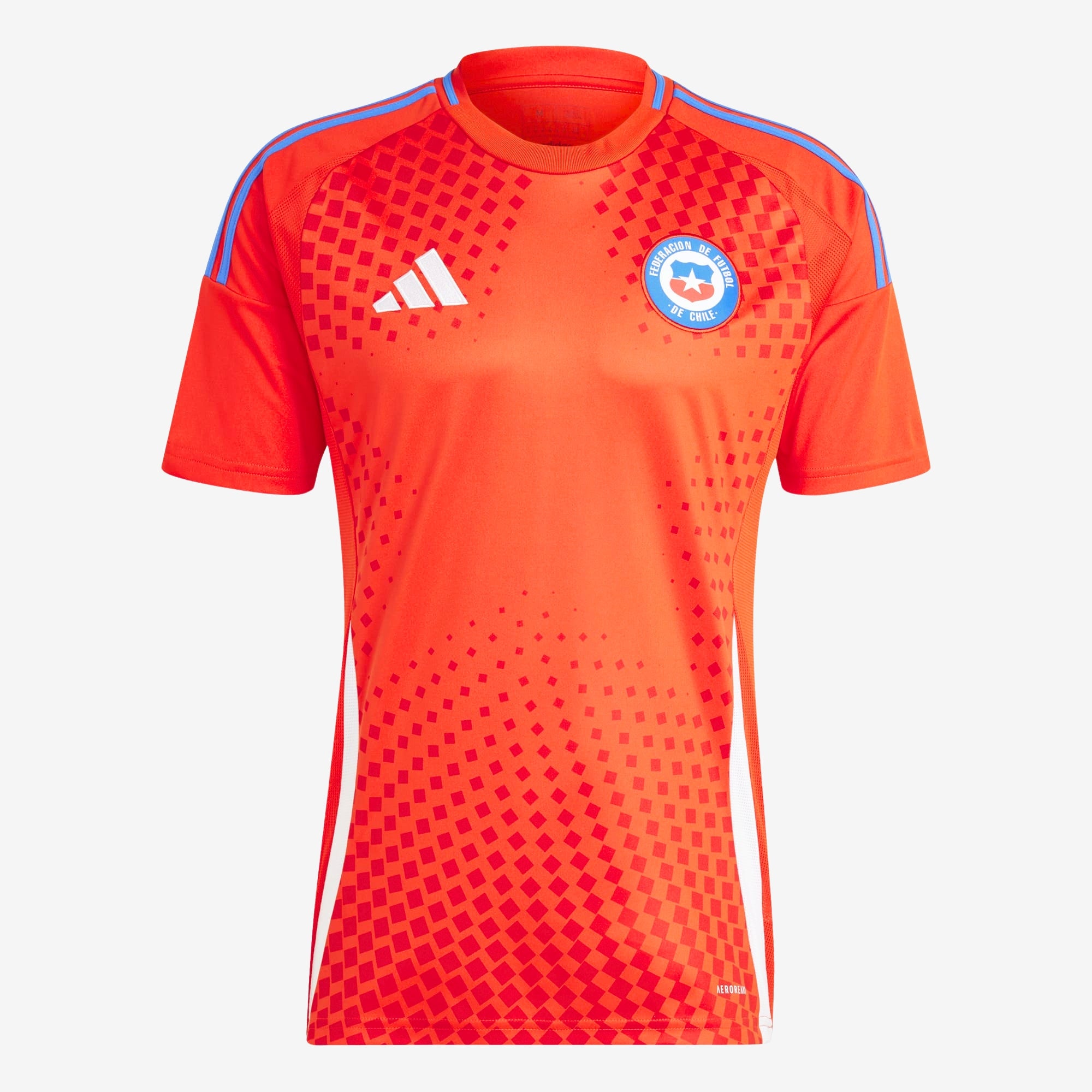 adidas Chile 2024 Stadium Home Men's AEROREADY Soccer Replica Jersey - Active Red