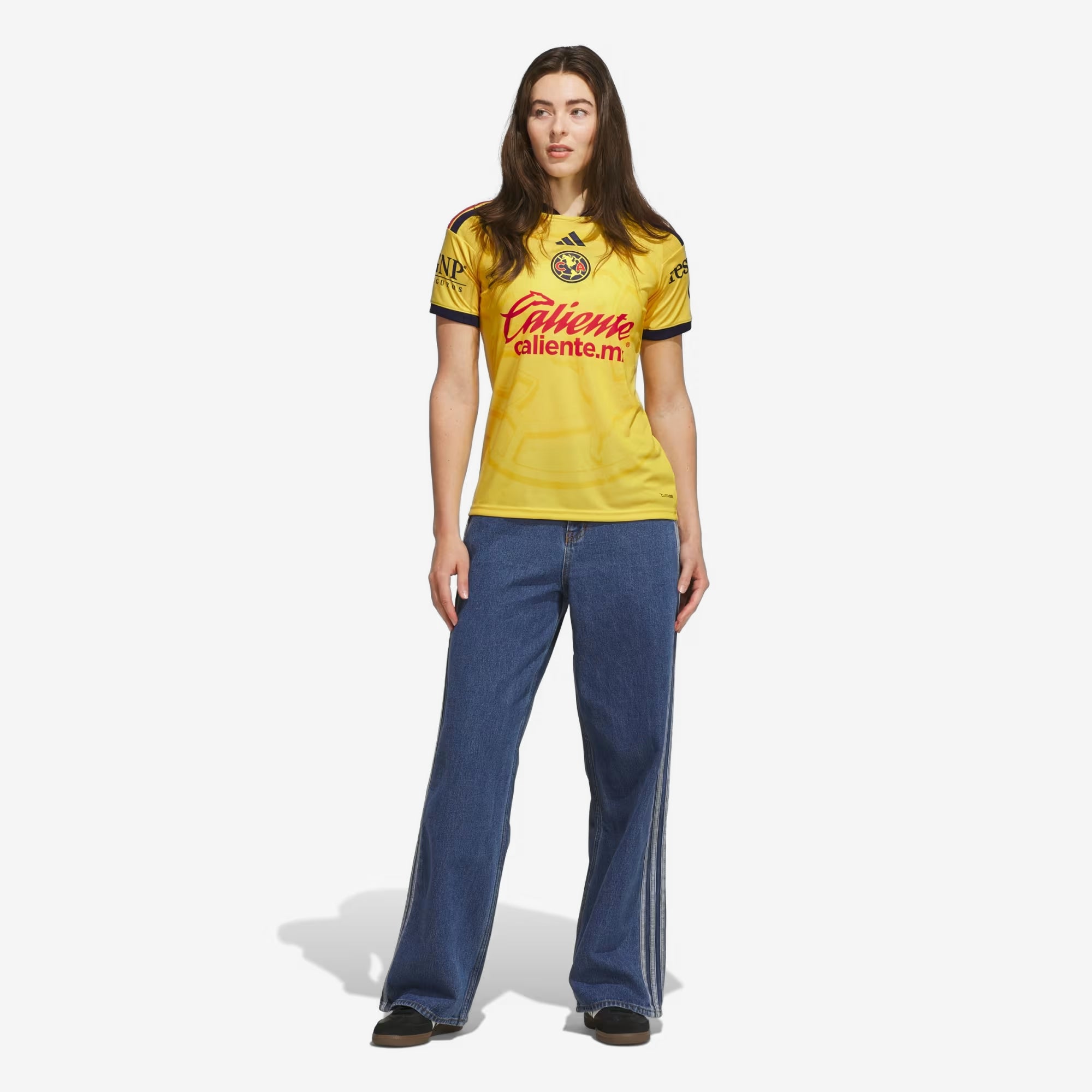 adidas Club America 2026/27 Stadium Home Women's Soccer Jersey - Impact Yellow / Legend Ink