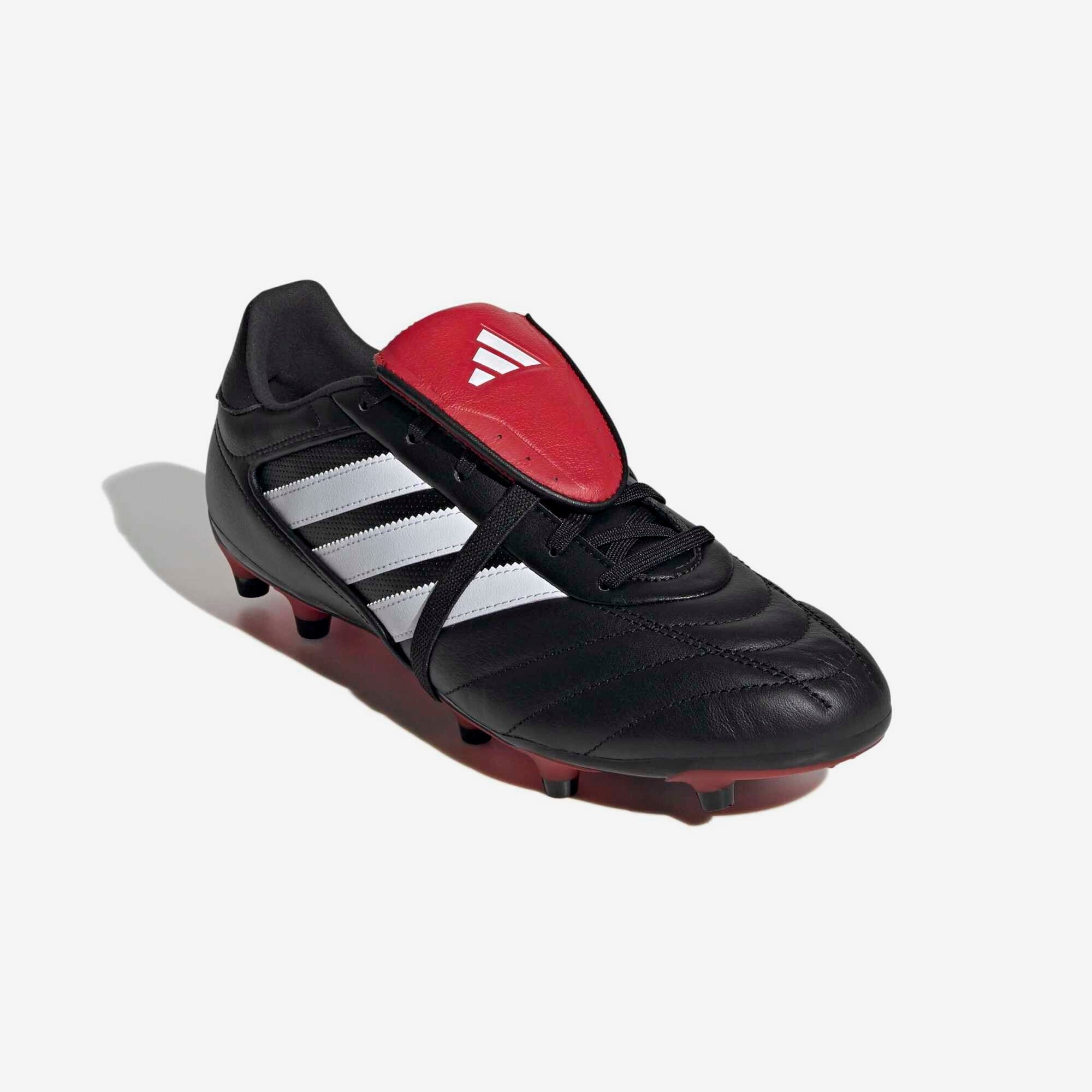 adidas Copa Gloro 2 Firm-Ground Low-Top Soccer Cleats - Core Black / Cloud White / Better Scarlet