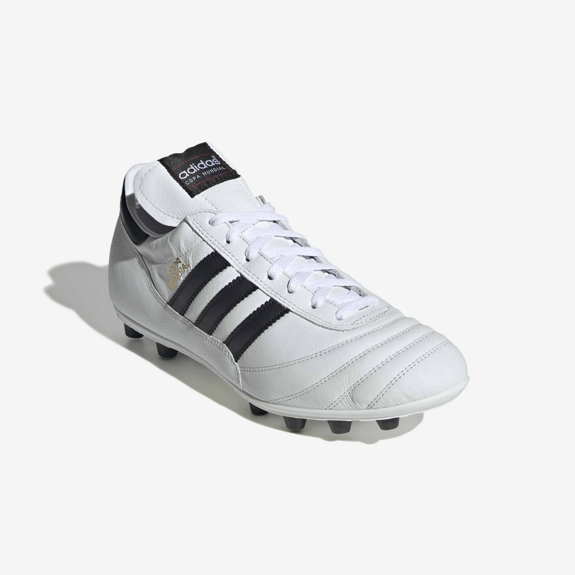adidas Copa Mundial Firm-Ground Low-Top Soccer Cleats - Cloud White / Core Black / Gold Metallic