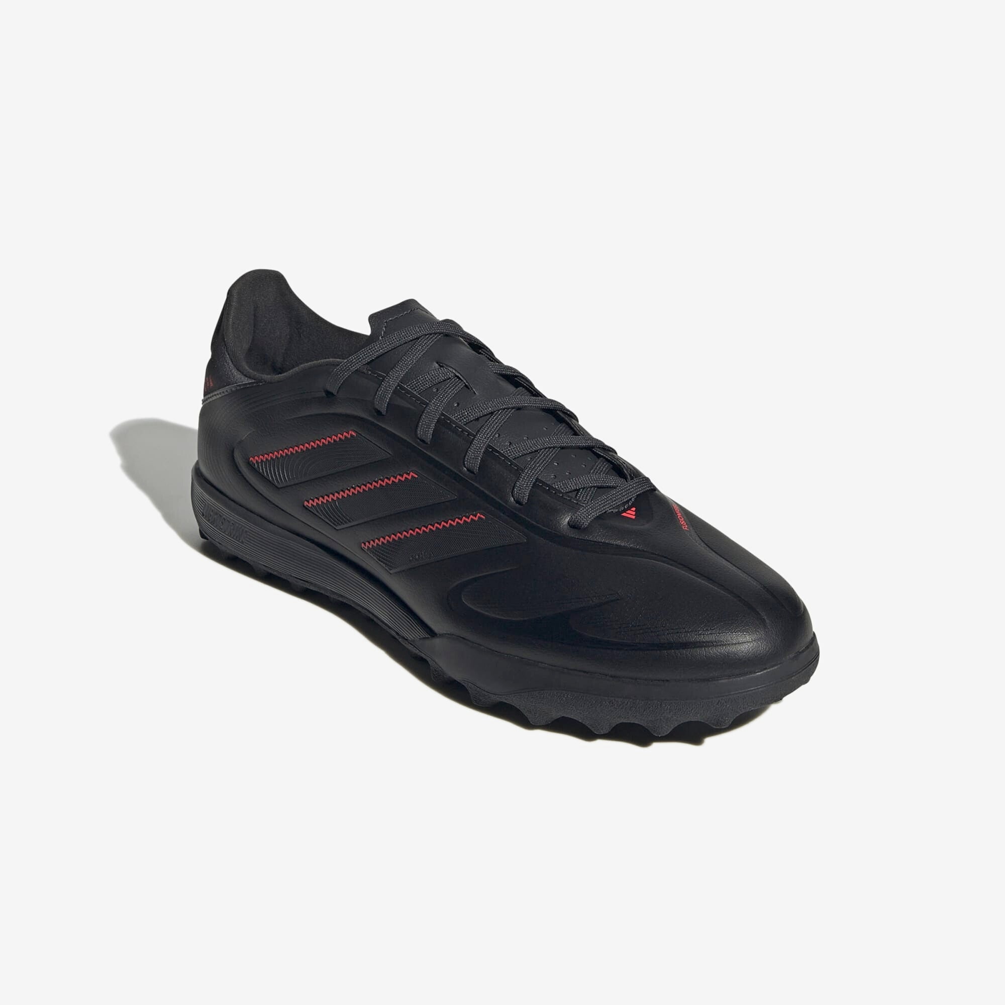 adidas Copa Pure 3 League TF Low-Top Soccer Shoes - Core Black / Carbon / Lucid Red