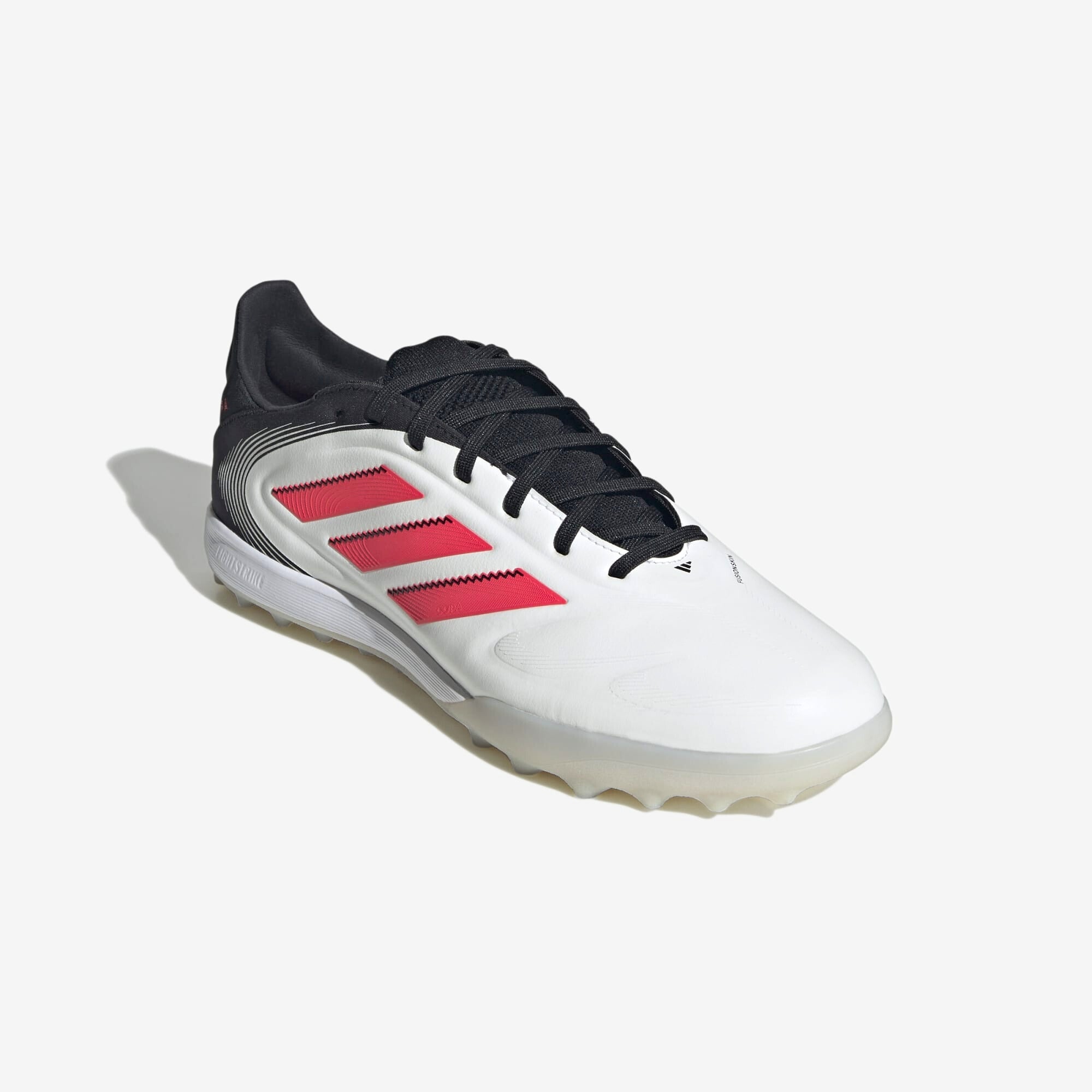 adidas Copa Pure 3 Pro TF Low-Top Soccer Shoes - Cloud White / Lucid Red / Core Black