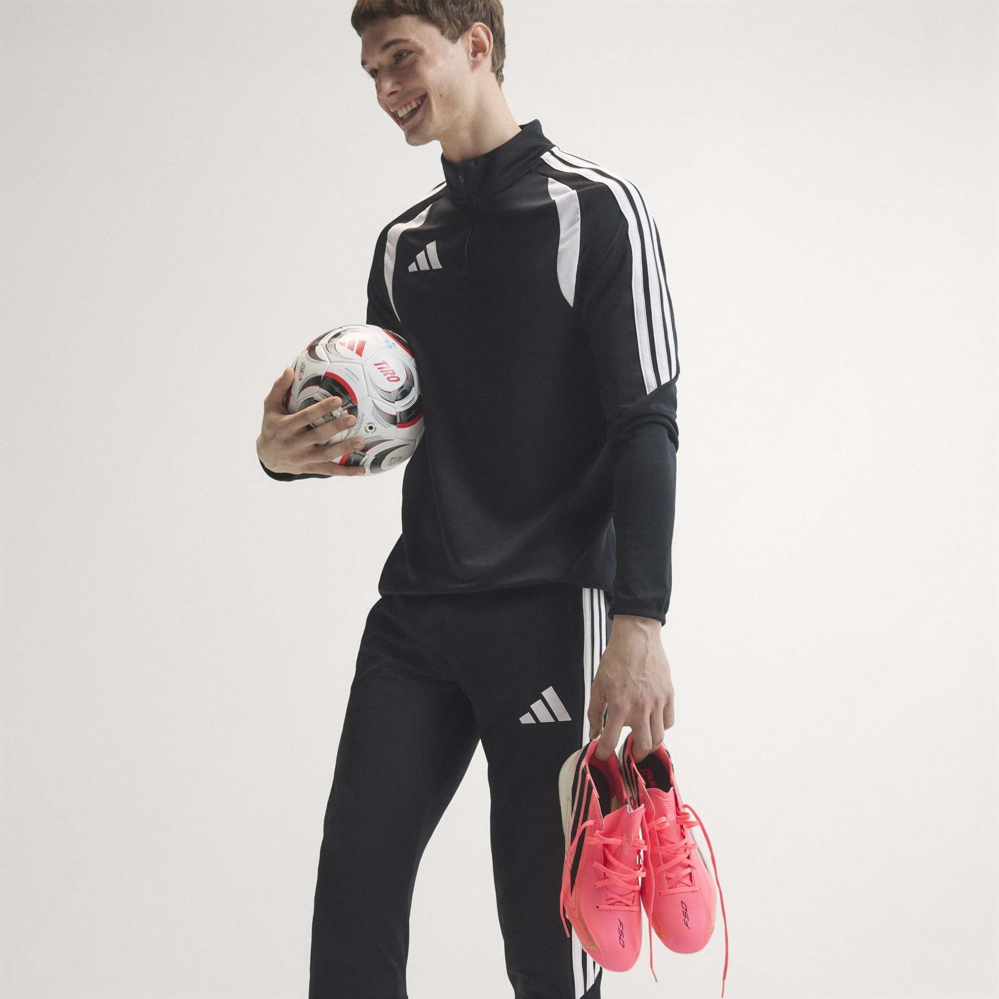 adidas F50 Hyperfast League Firm-Ground Low-Top Soccer Cleats - Solar Turbo / Core Black / Gold Met.