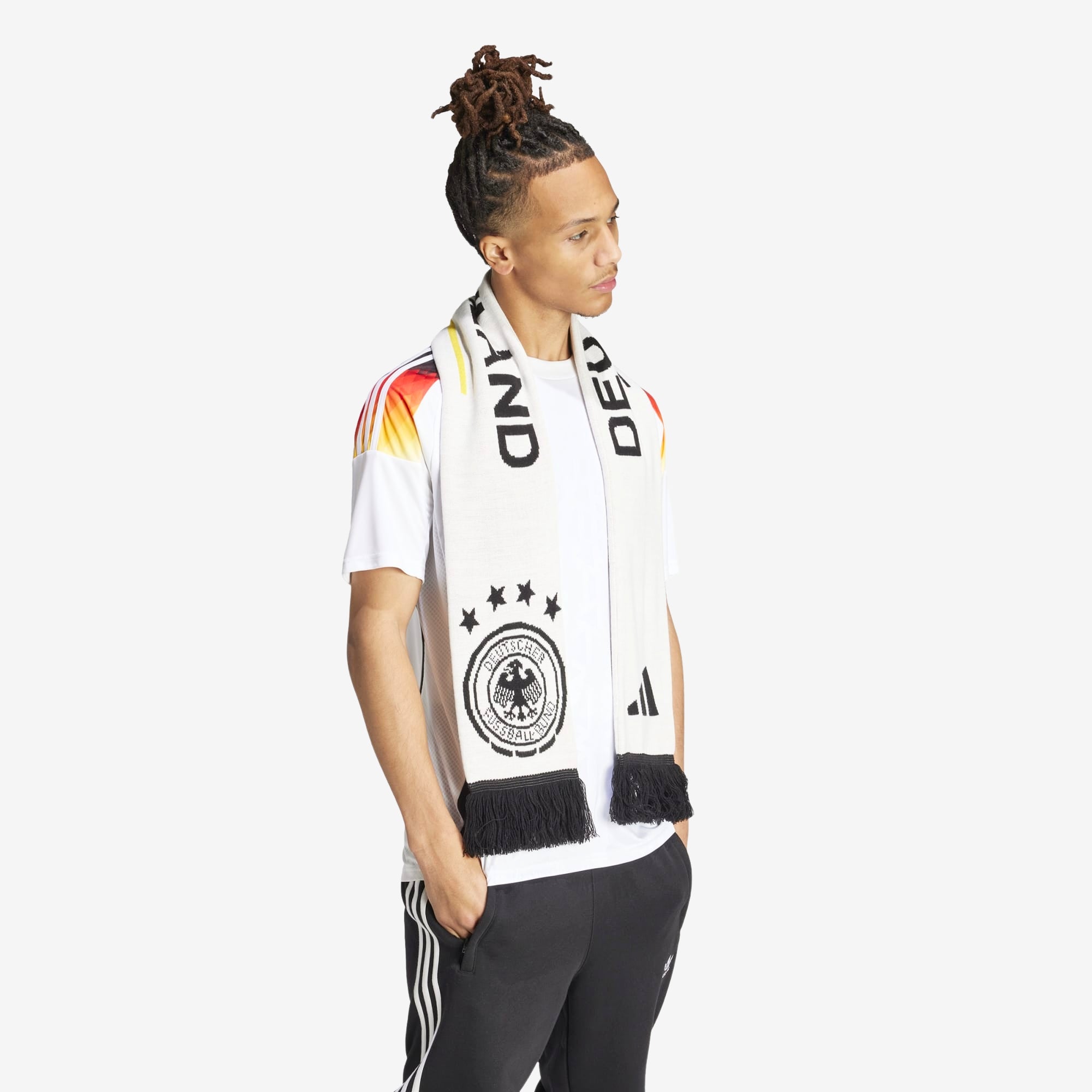 adidas Germany 2024 Stadium Home Men's AEROREADY Soccer Replica Jersey - White