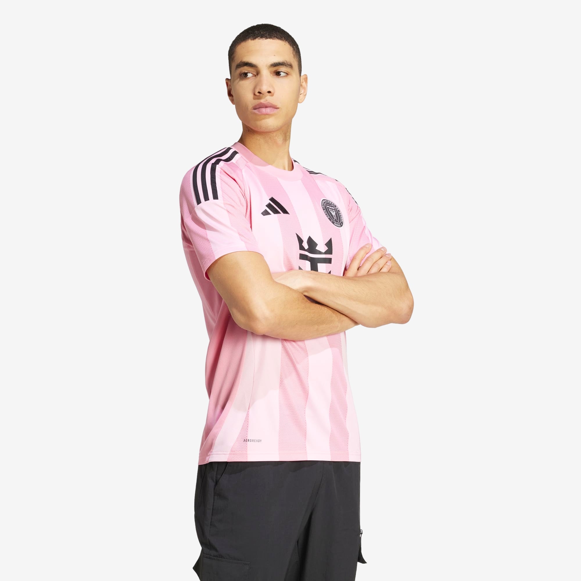 adidas Inter Miami CF 2025/26 Stadium Home Men's AEROREADY Soccer Replica Jersey - Easy Pink