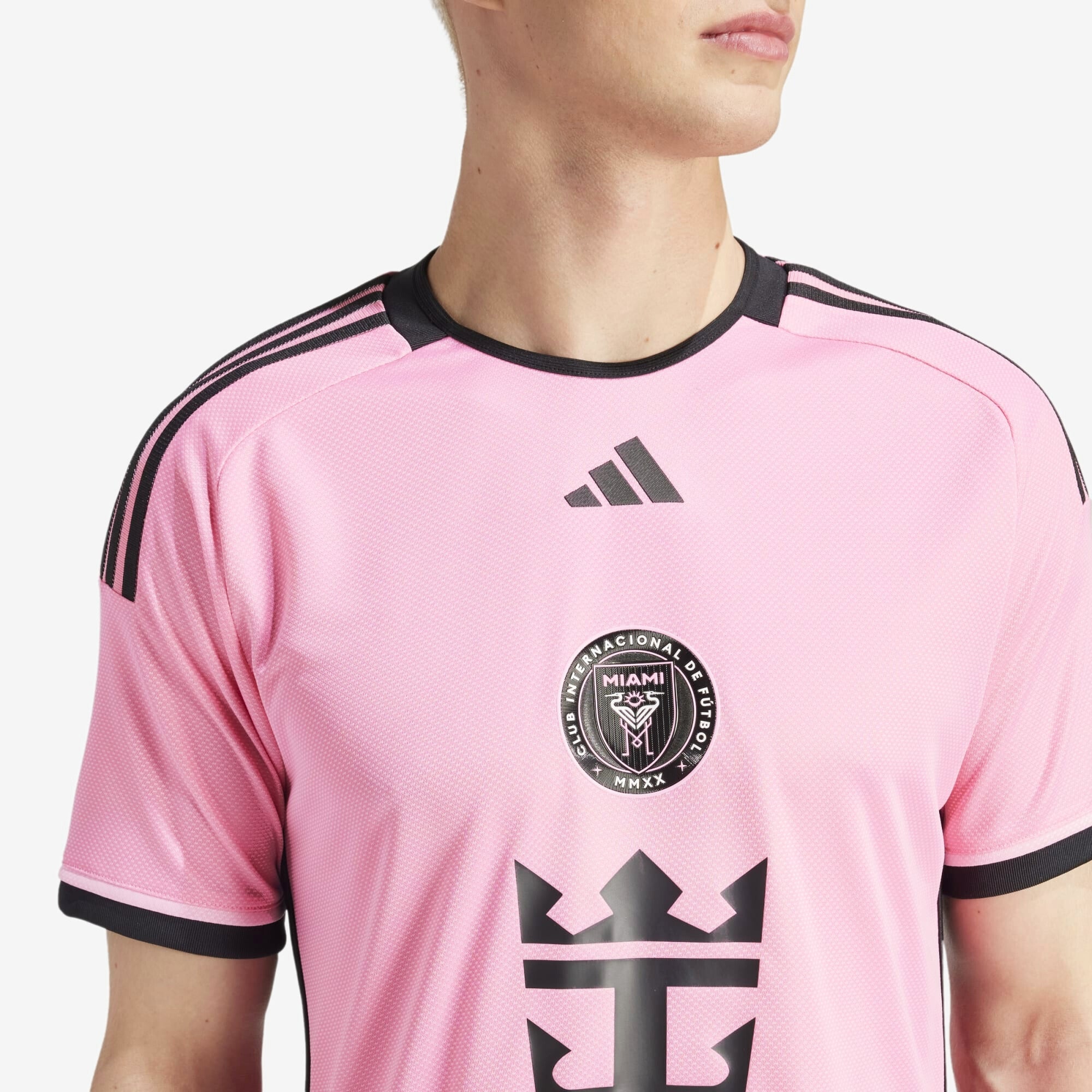 adidas Inter Miami CF 2024/25 Messi Match Home Men's AEROREADY Soccer Authentic Jersey - Easy Pink