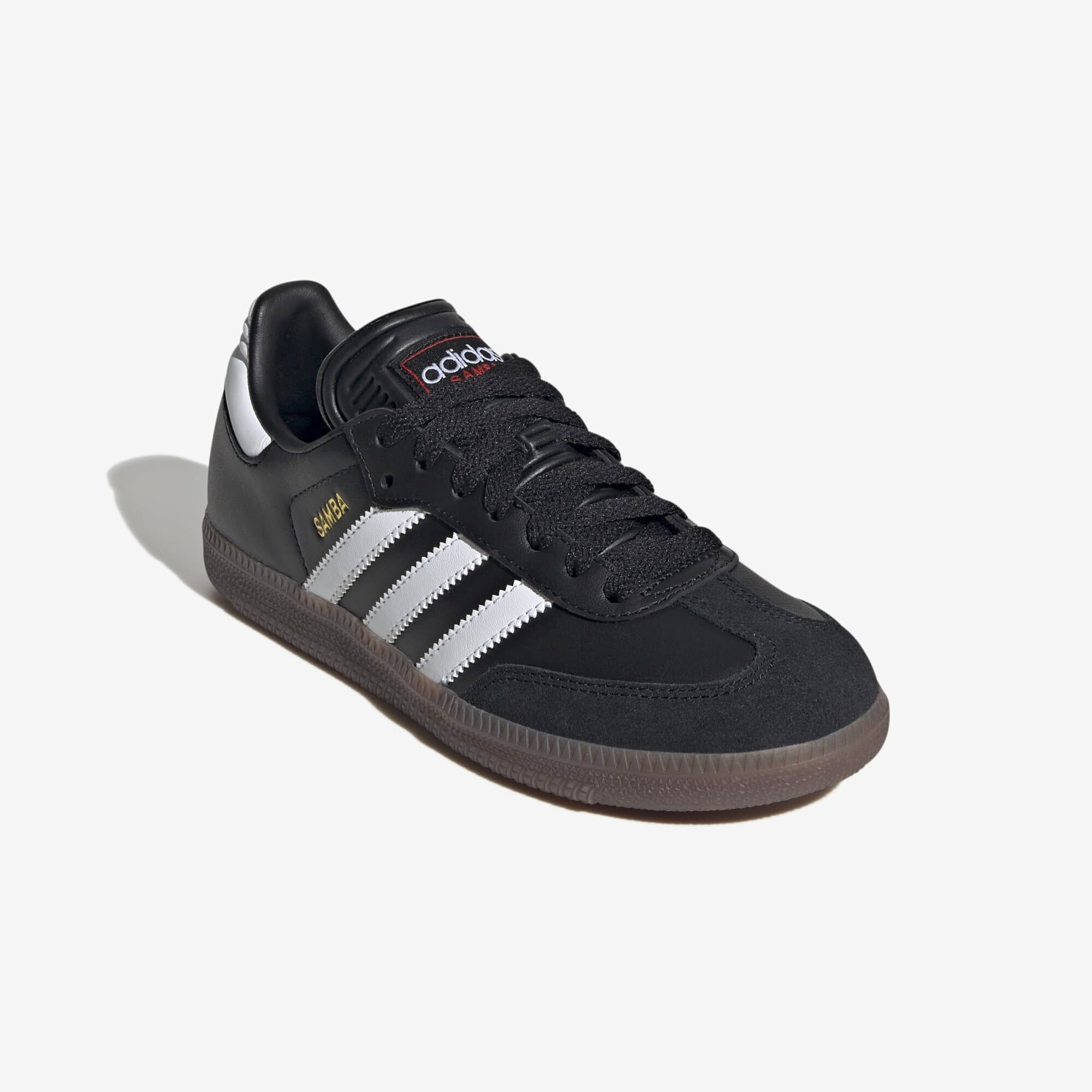 adidas Jr. Samba Little/Big Kids' IC Low-Top Soccer Shoes - Black