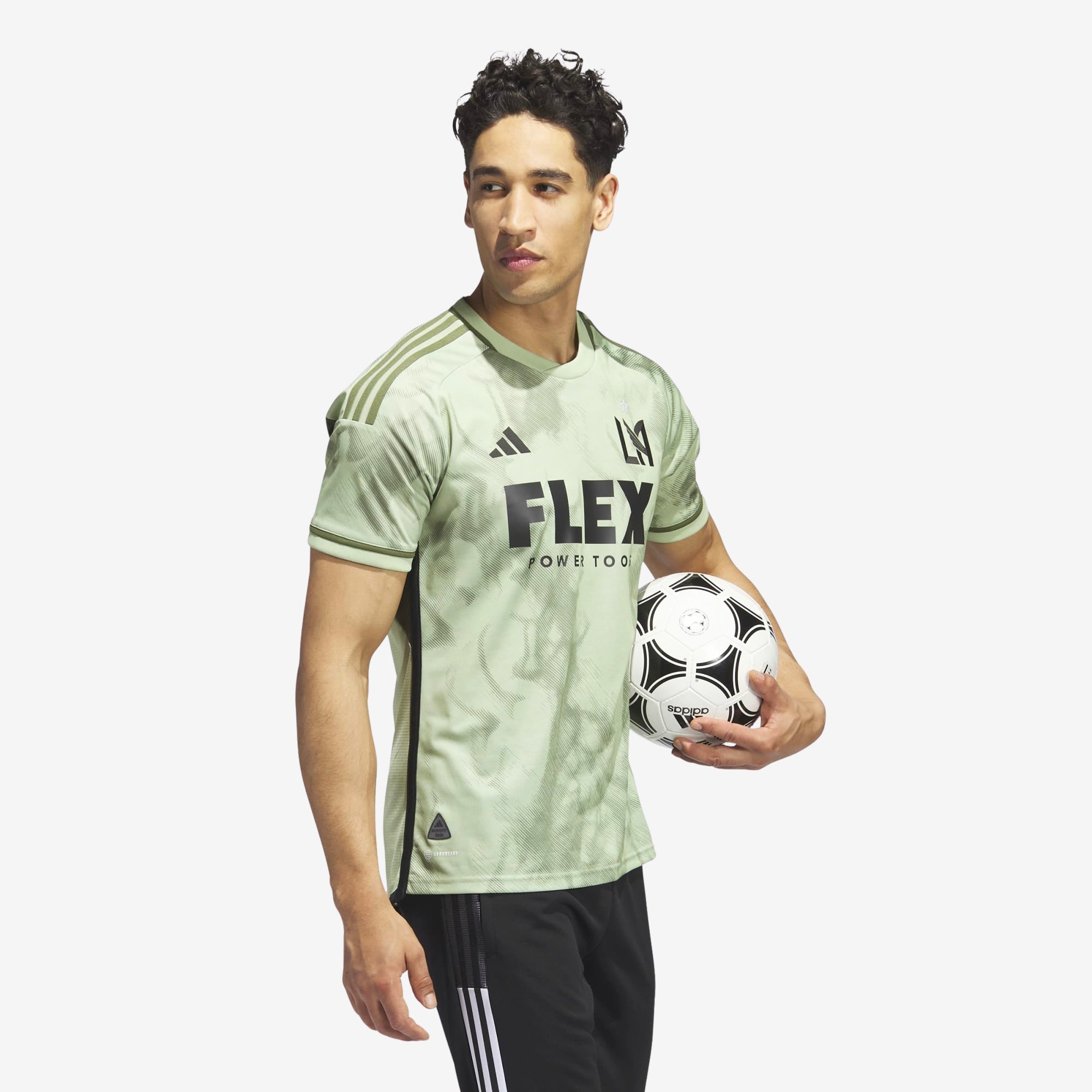 adidas Los Angeles FC 2023/24 Match Away Men's AEROREADY Soccer Authentic Jersey - Green