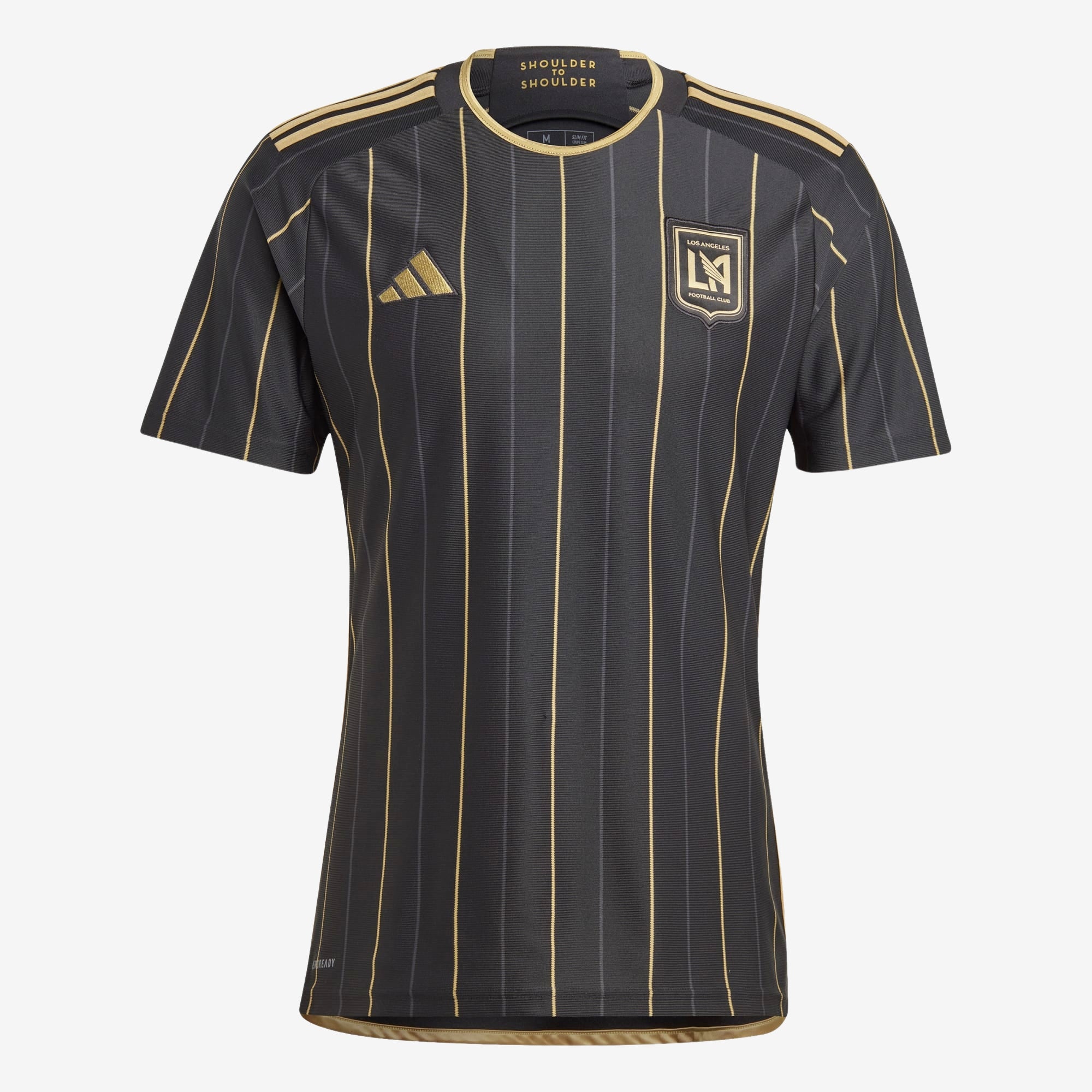 adidas Los Angeles Football Club 2024/25 Stadium Home Men's AEROREADY Soccer Replica Jersey - Black