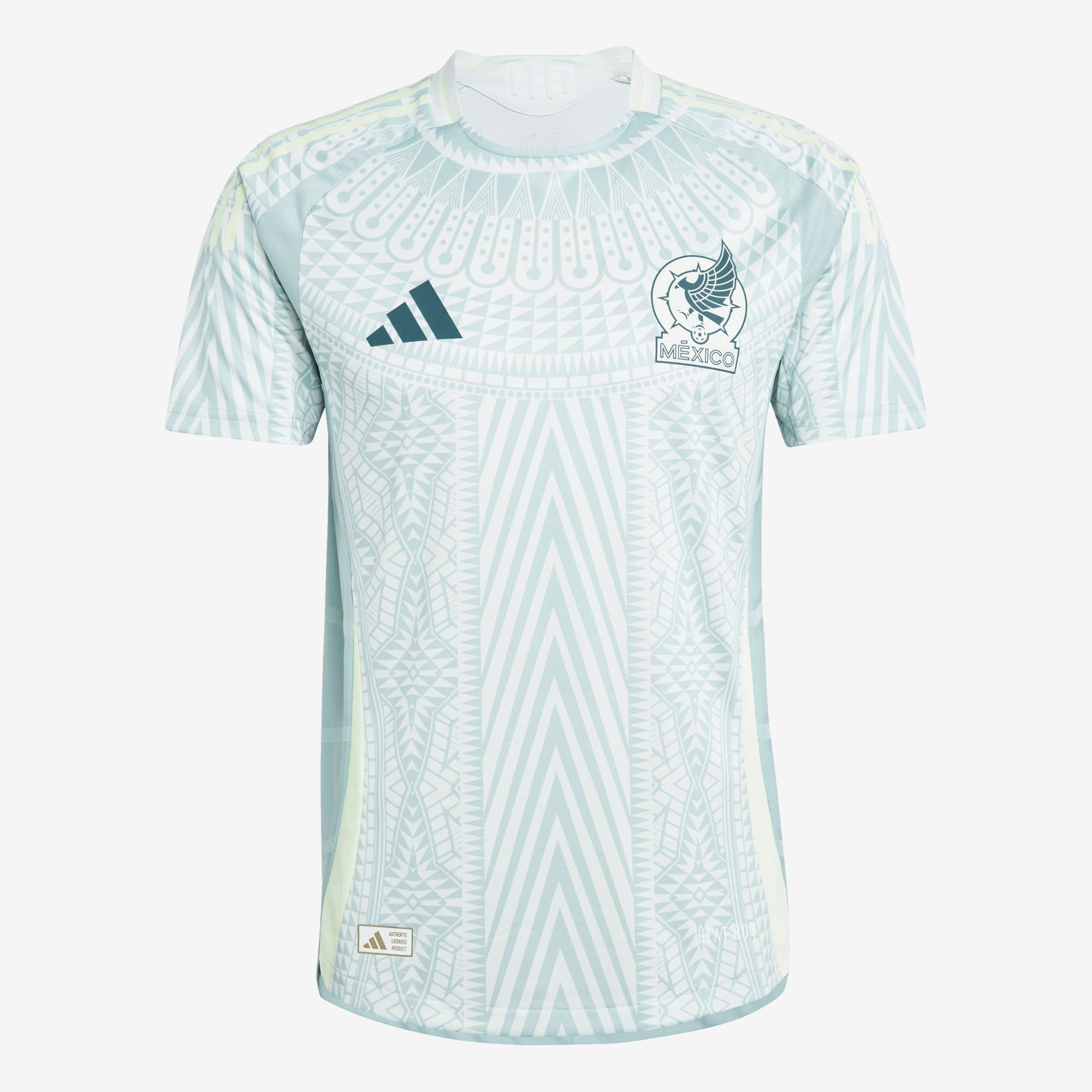 adidas Mexico 2024 Match Away Men's HEAT.RDY Soccer Authentic Jersey - Linen Green