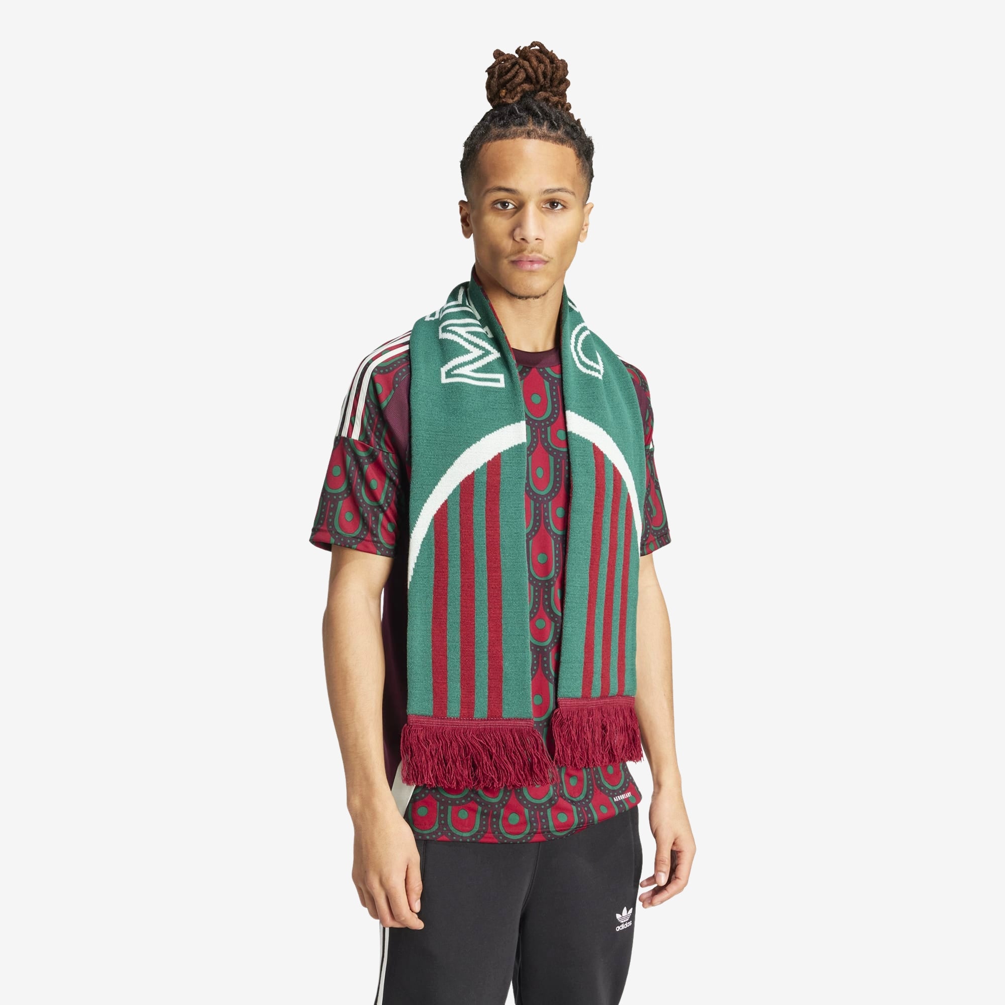 adidas Mexico 2024 Stadium Home Men's AEROREADY Soccer Replica Jersey - Multicolor