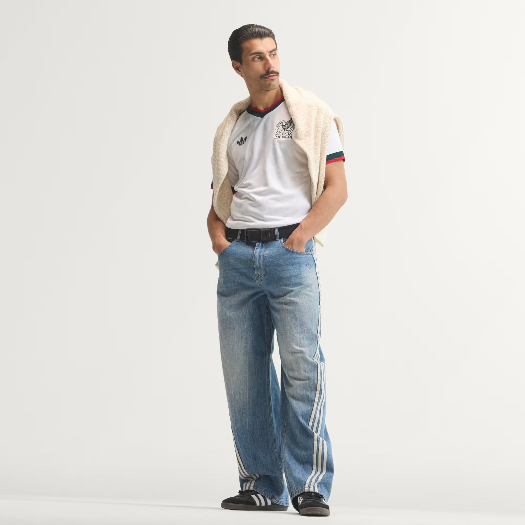 adidas Mexico 2026 Match Away Men's Soccer Authentic Jersey - White