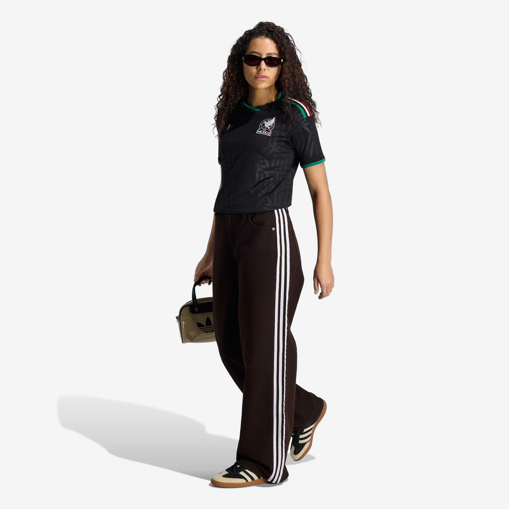 adidas Mexico 2026 Stadium Third Women's Soccer Jersey - Black