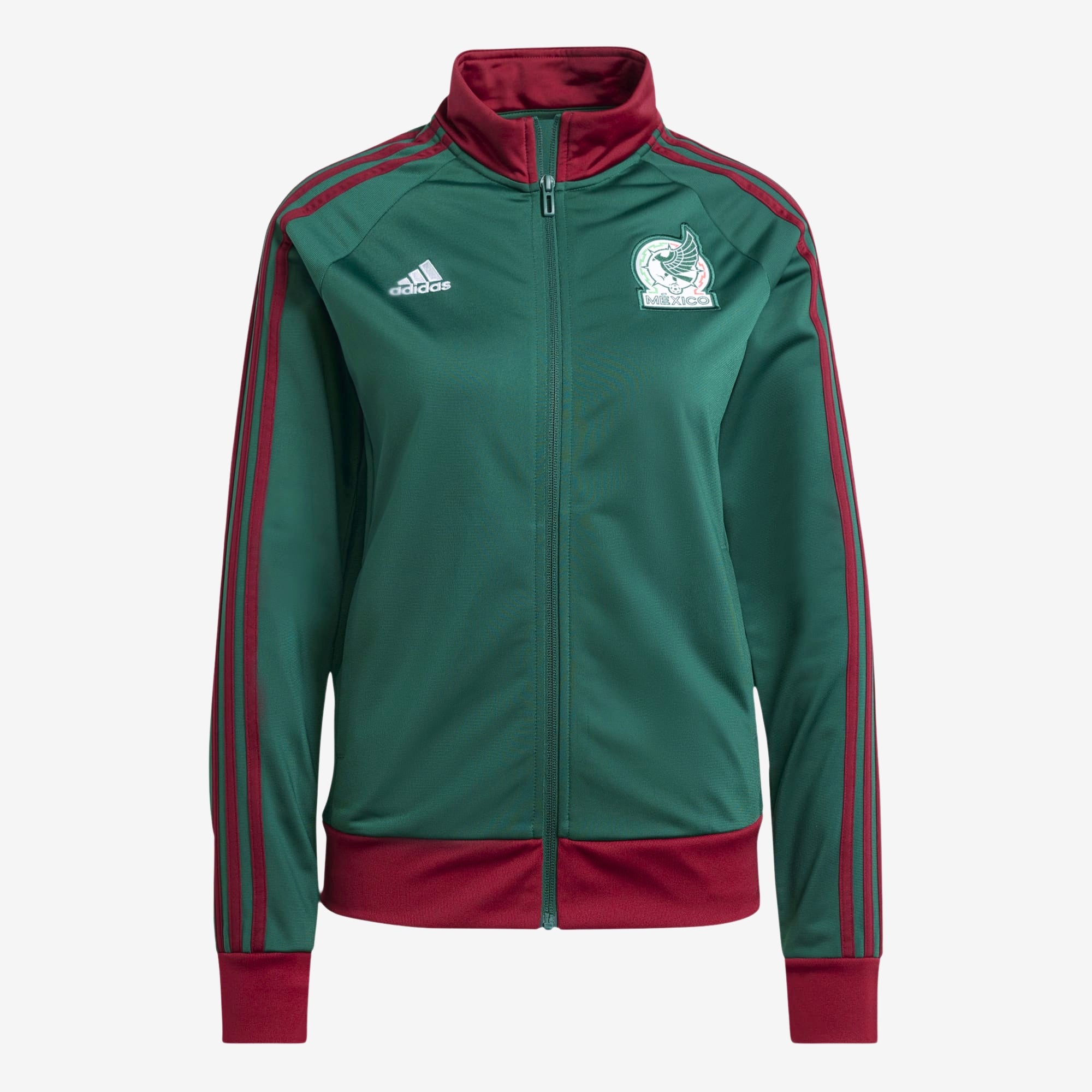 adidas Mexico DNA Top Women's Full-Zip Soccer Track Jacket - Collegiate Green