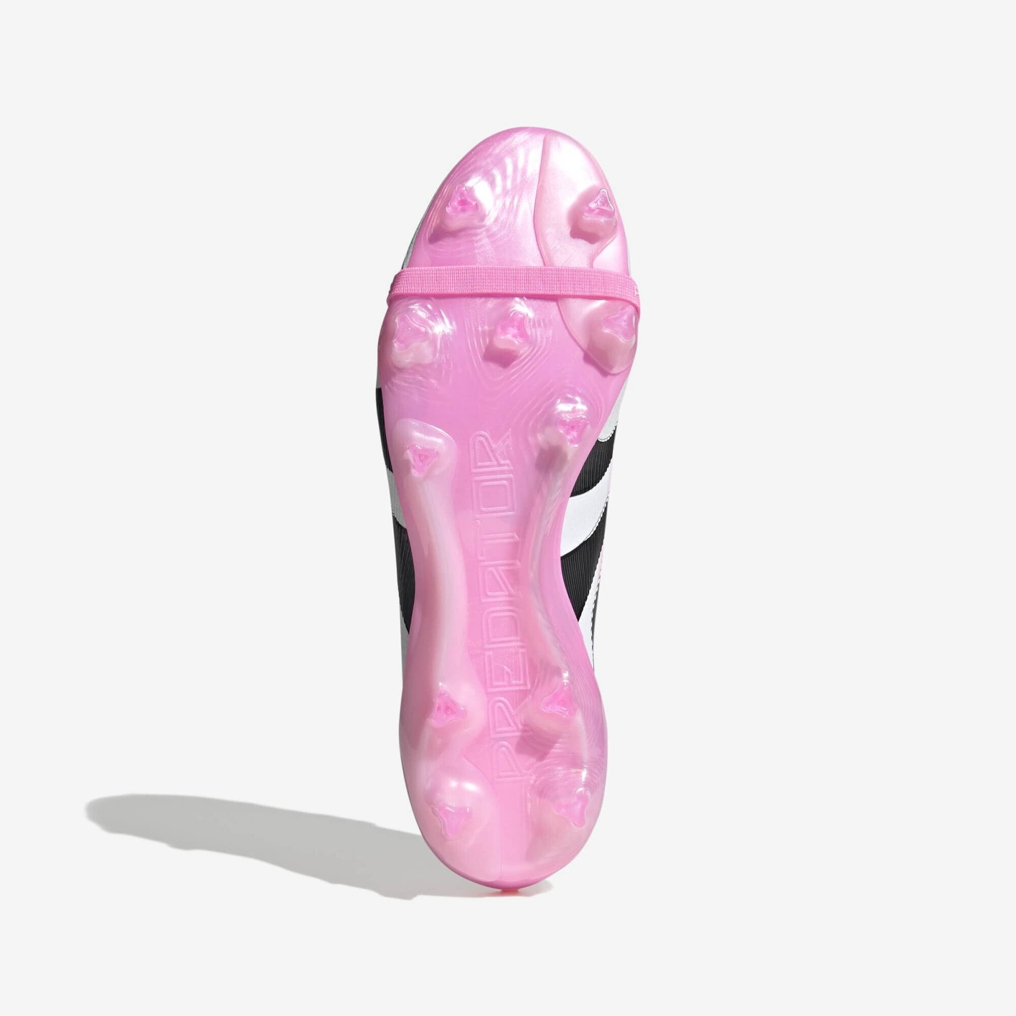 adidas Predator Elite Fold-Over Tongue Firm-Ground Low-Top Soccer Cleats - Beam Pink / Core Black / Cloud White