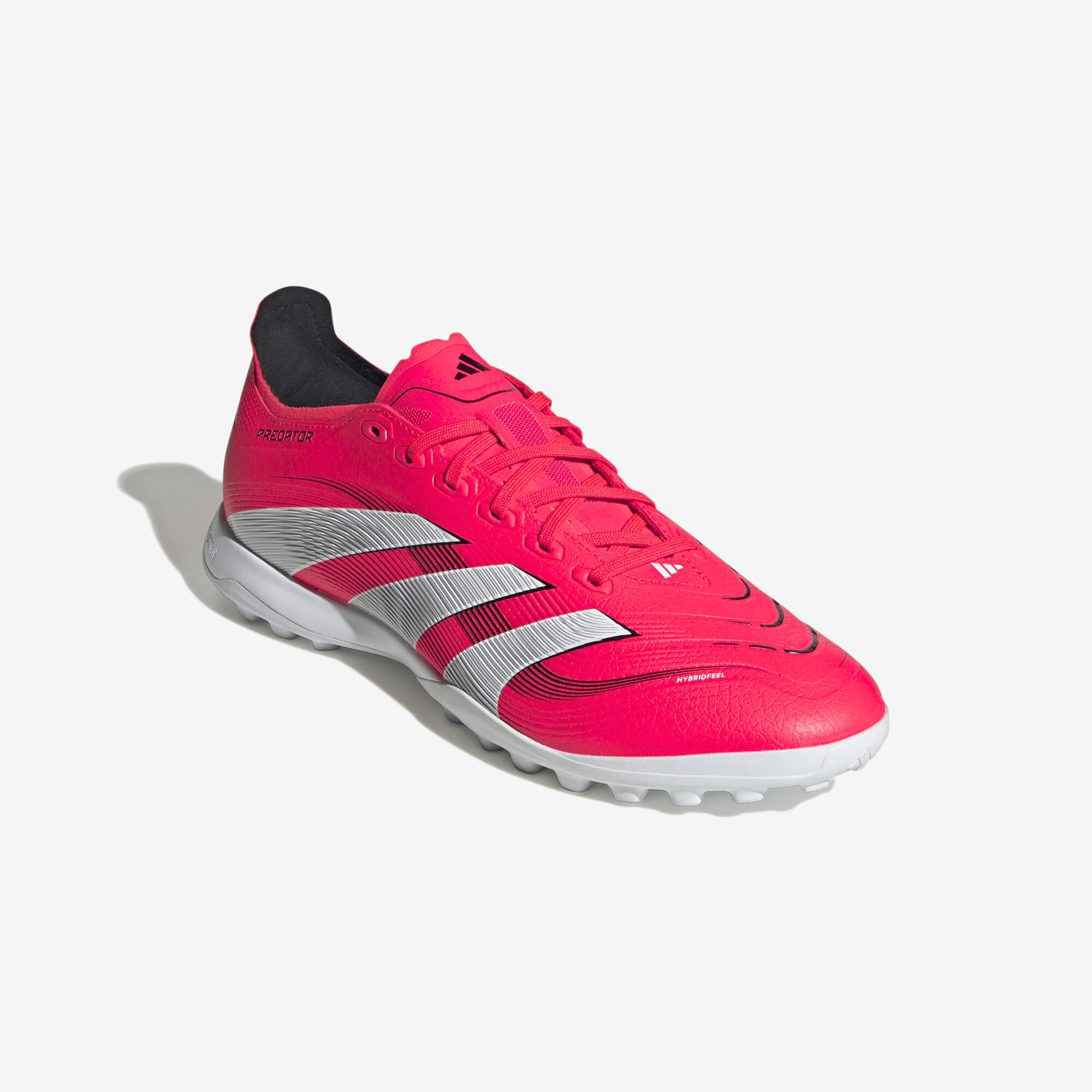 adidas Predator League TF Low-Top Soccer Shoes - Lucid Red / Cloud White / Core Black