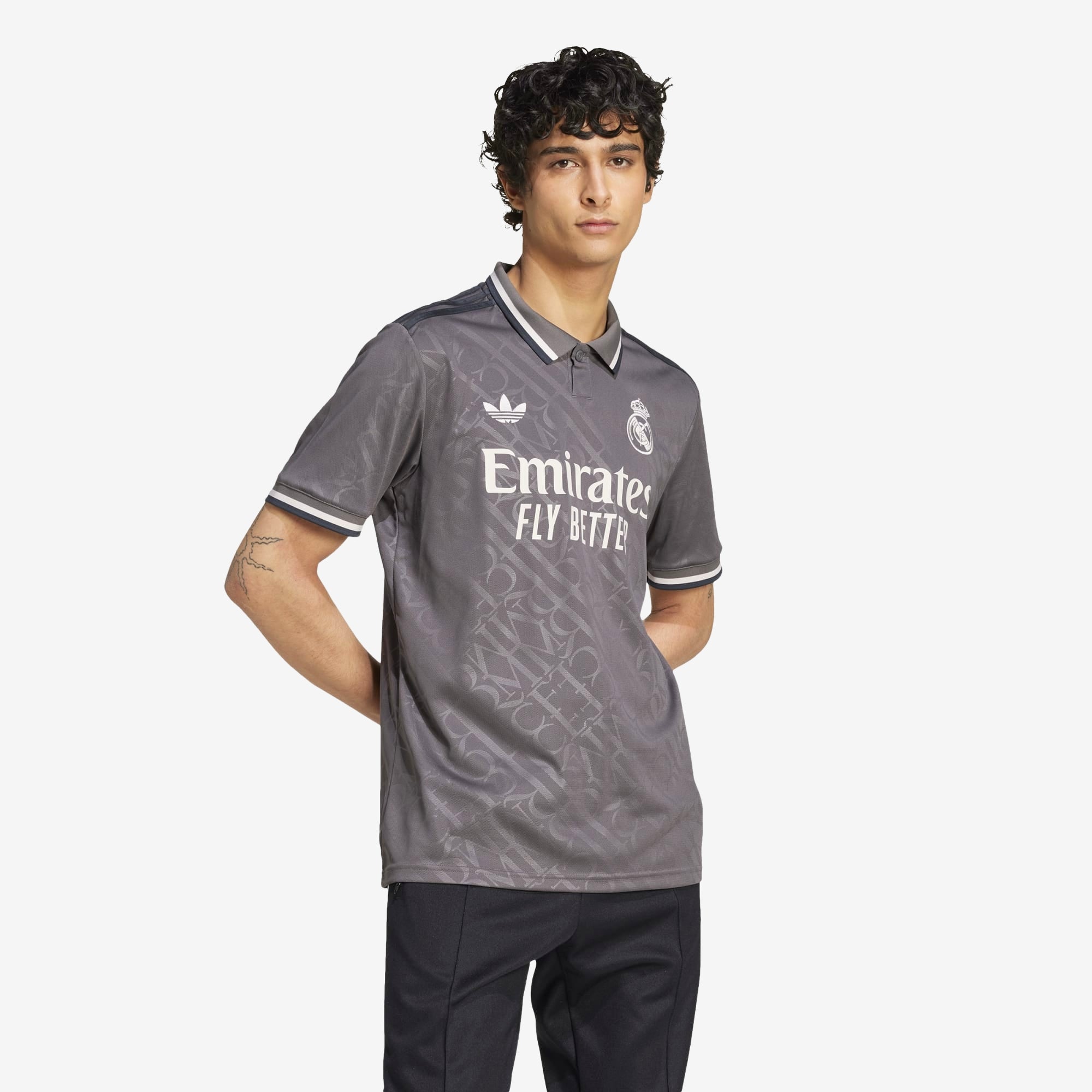 adidas Real Madrid 2024/25 Stadium Third Men's AEROREADY Soccer Replica Jersey - Charcoal